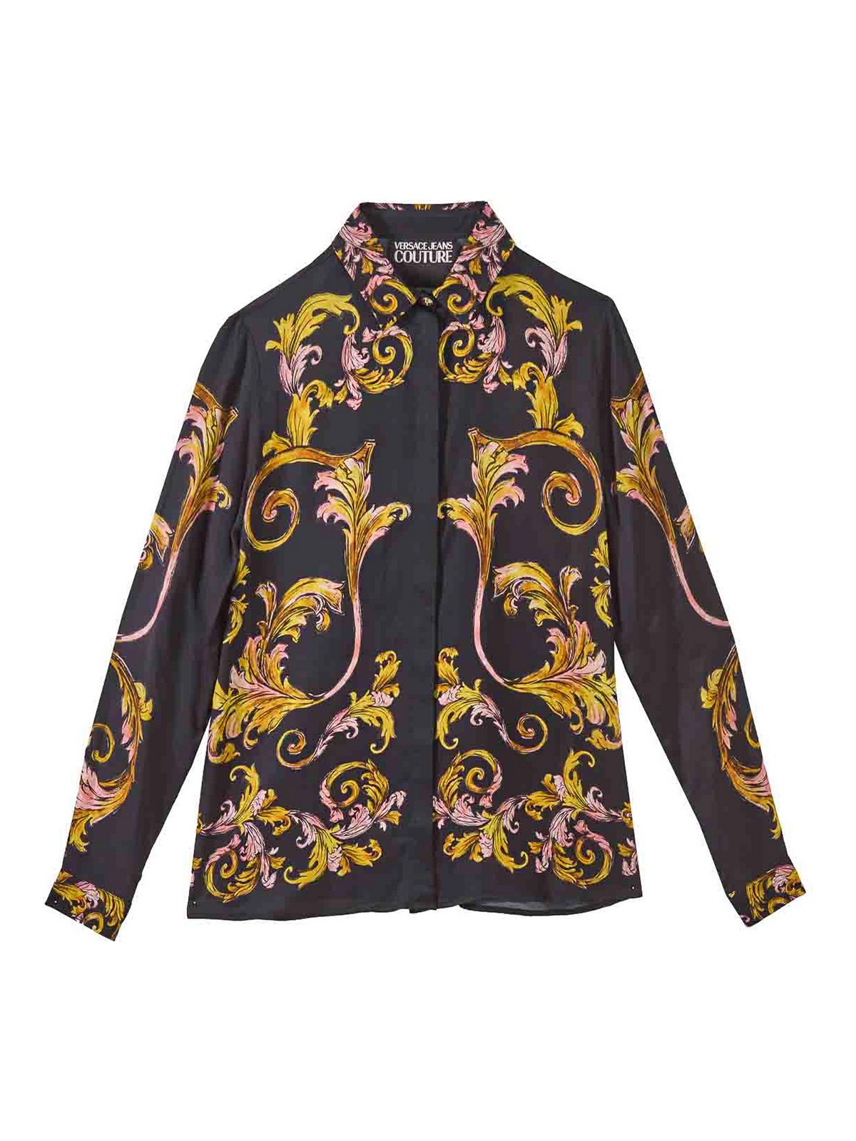 Room shirt Baroque placed 78HAL2P1NS634G89 (VERSACE JEANS COUTURE / シャツ・ブラウス ) | VERSACE JEANS COUTURE (ヴェルサーチェ ジーンズ クチュール)