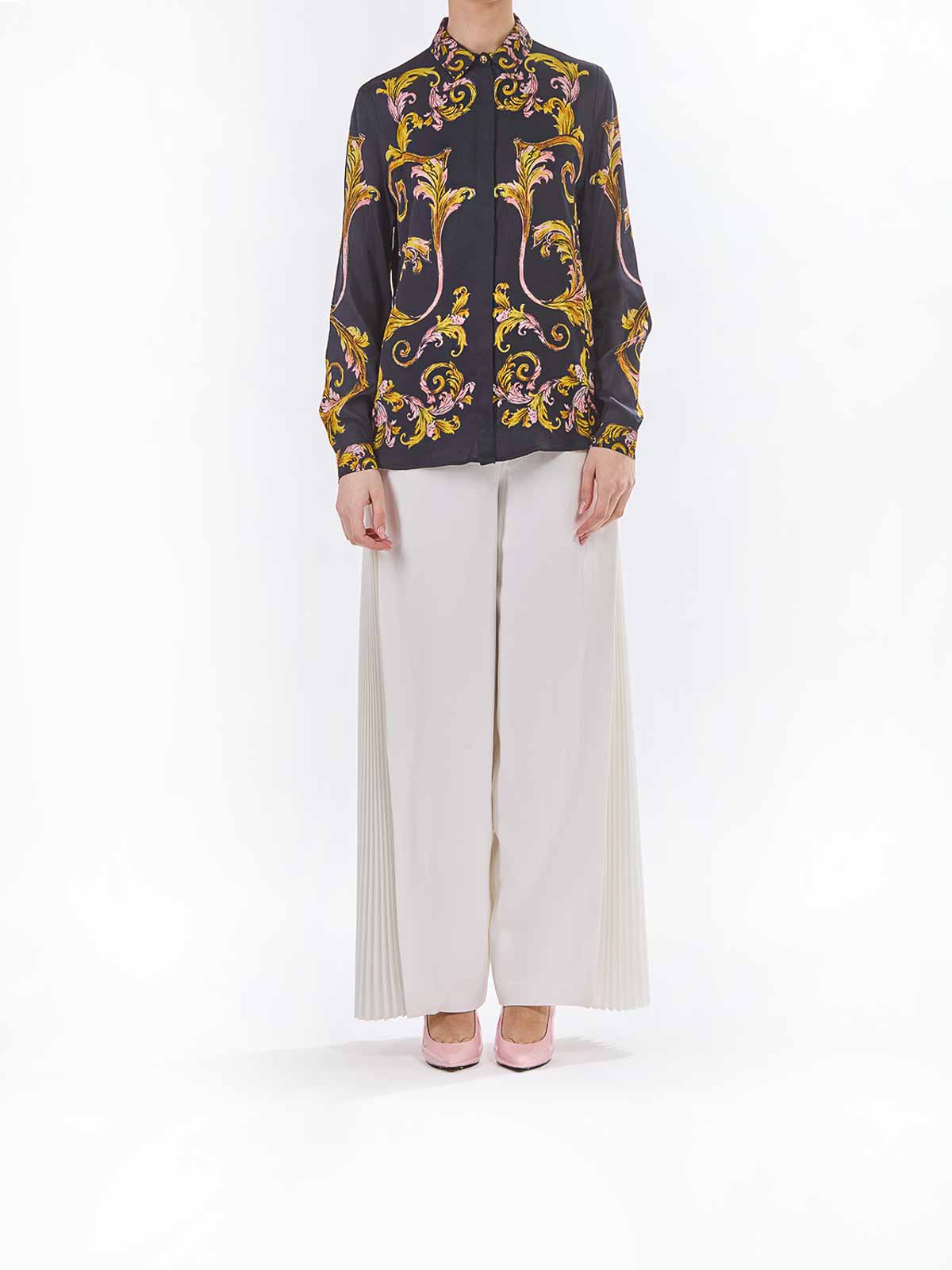 Room shirt Baroque placed 78HAL2P1NS634G89 (VERSACE JEANS COUTURE / シャツ・ブラウス ) | VERSACE JEANS COUTURE (ヴェルサーチェ ジーンズ クチュール)(1)