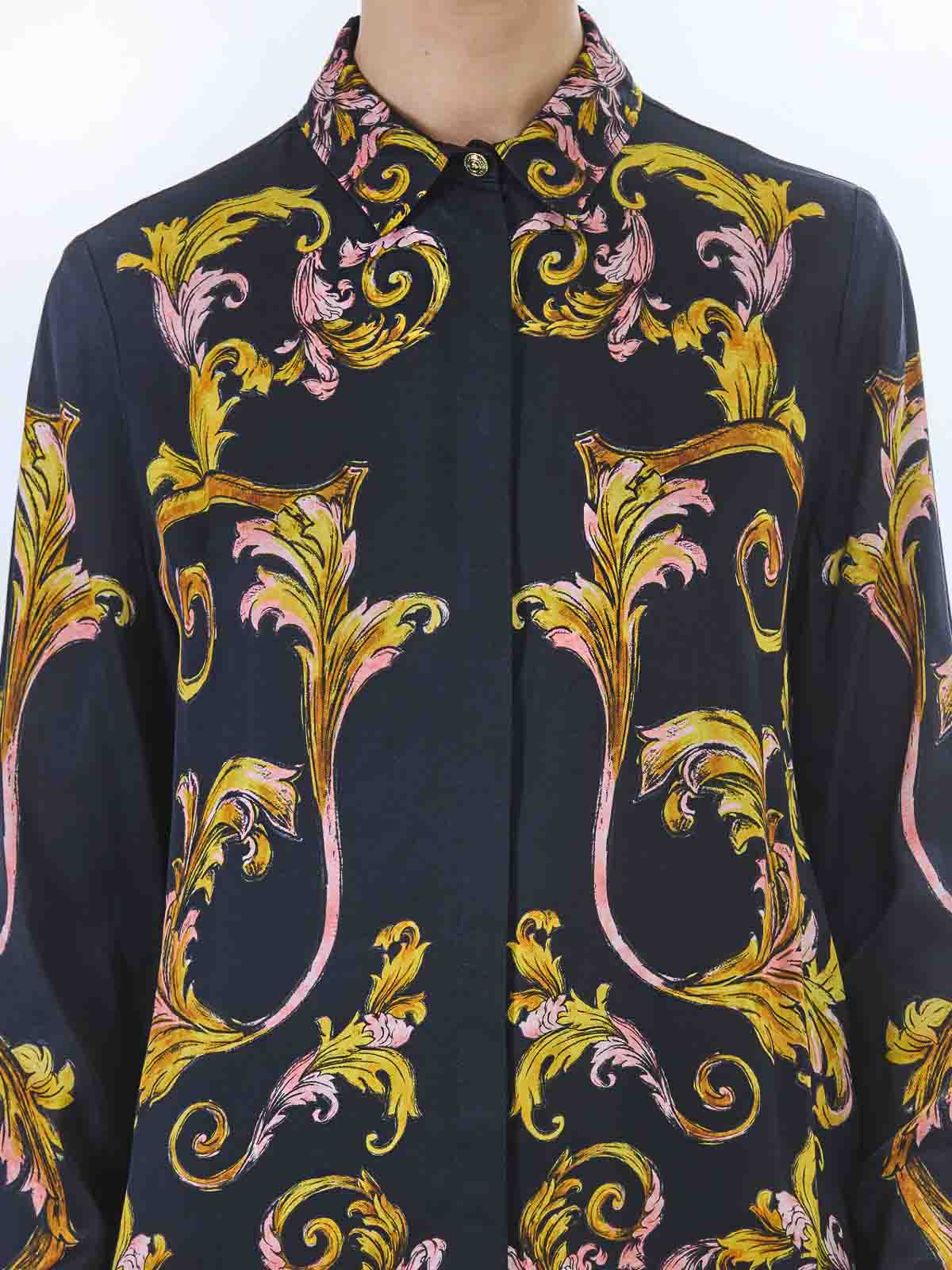 Room shirt Baroque placed 78HAL2P1NS634G89 (VERSACE JEANS COUTURE / シャツ・ブラウス ) | VERSACE JEANS COUTURE (ヴェルサーチェ ジーンズ クチュール)(4)