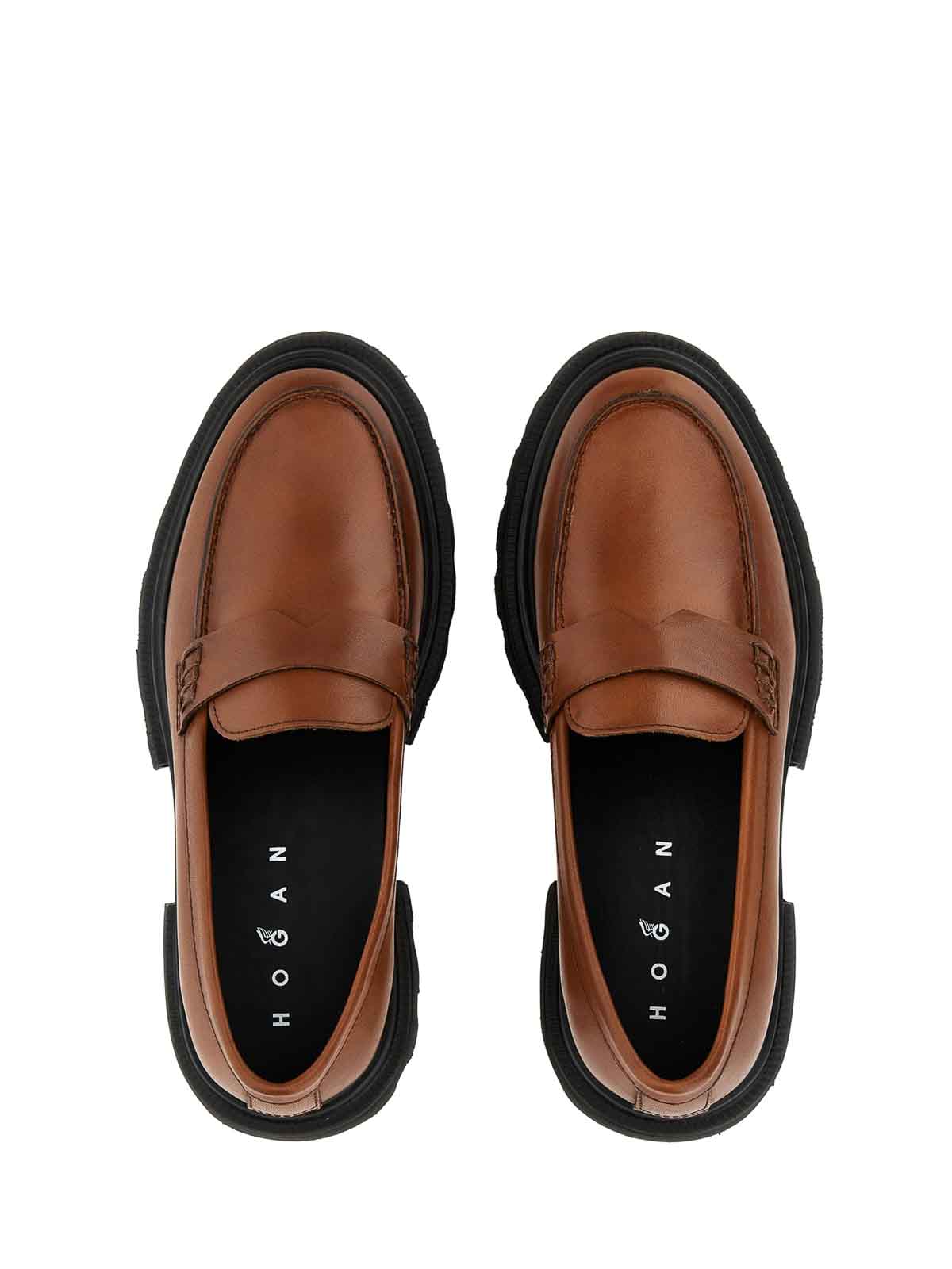 H674 Cognac leather moccasin HXW6740FM506LOS018 (HOGAN / ローファー ) | HOGAN (ホーガン)(3)