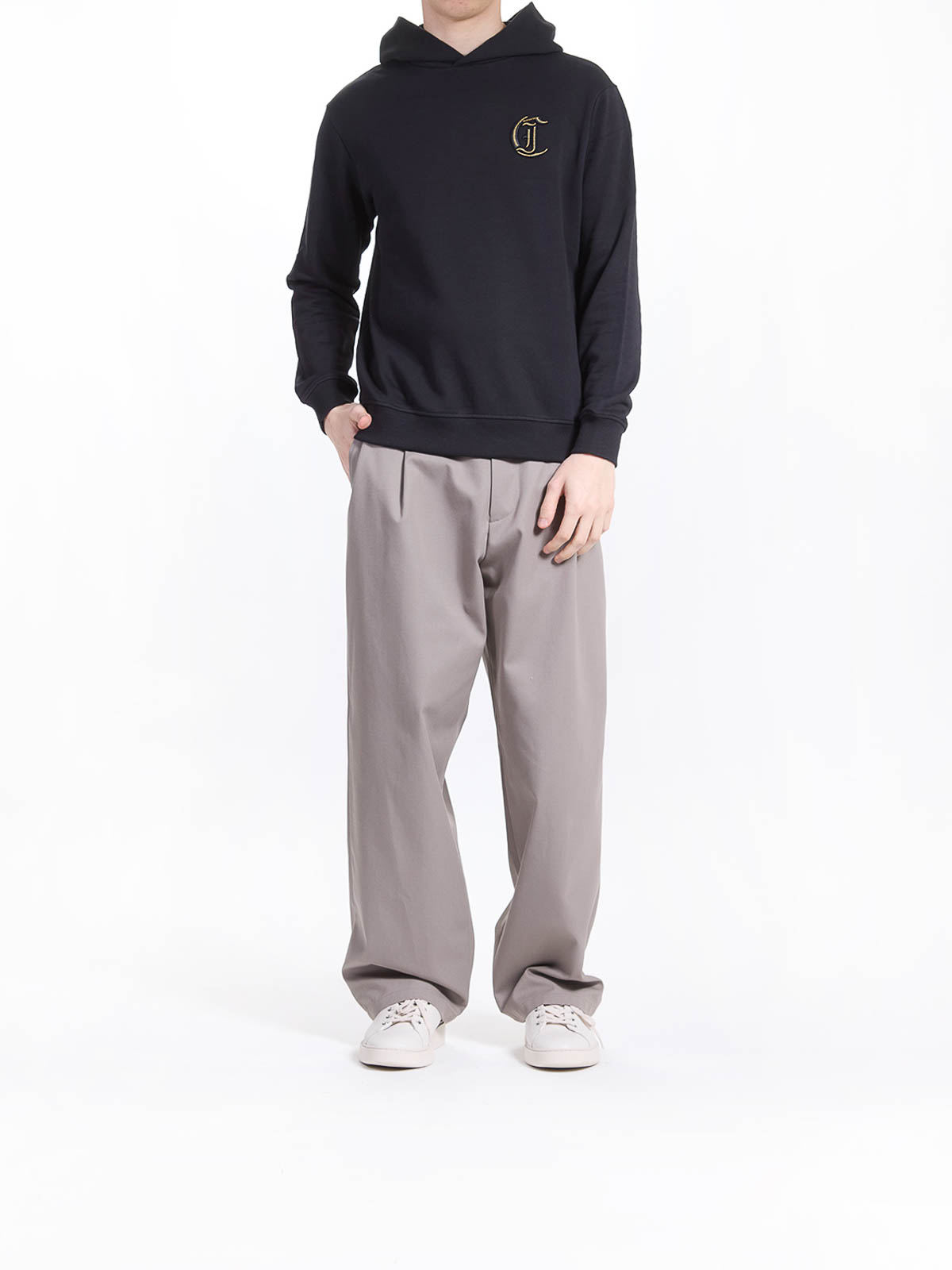 Jc Embroidery Lurex Sweatshirt 78OAIT13CF500899 (Just Cavalli / スウェット・フーディー ) | Just Cavalli (ジャスト カヴァリ)(1)