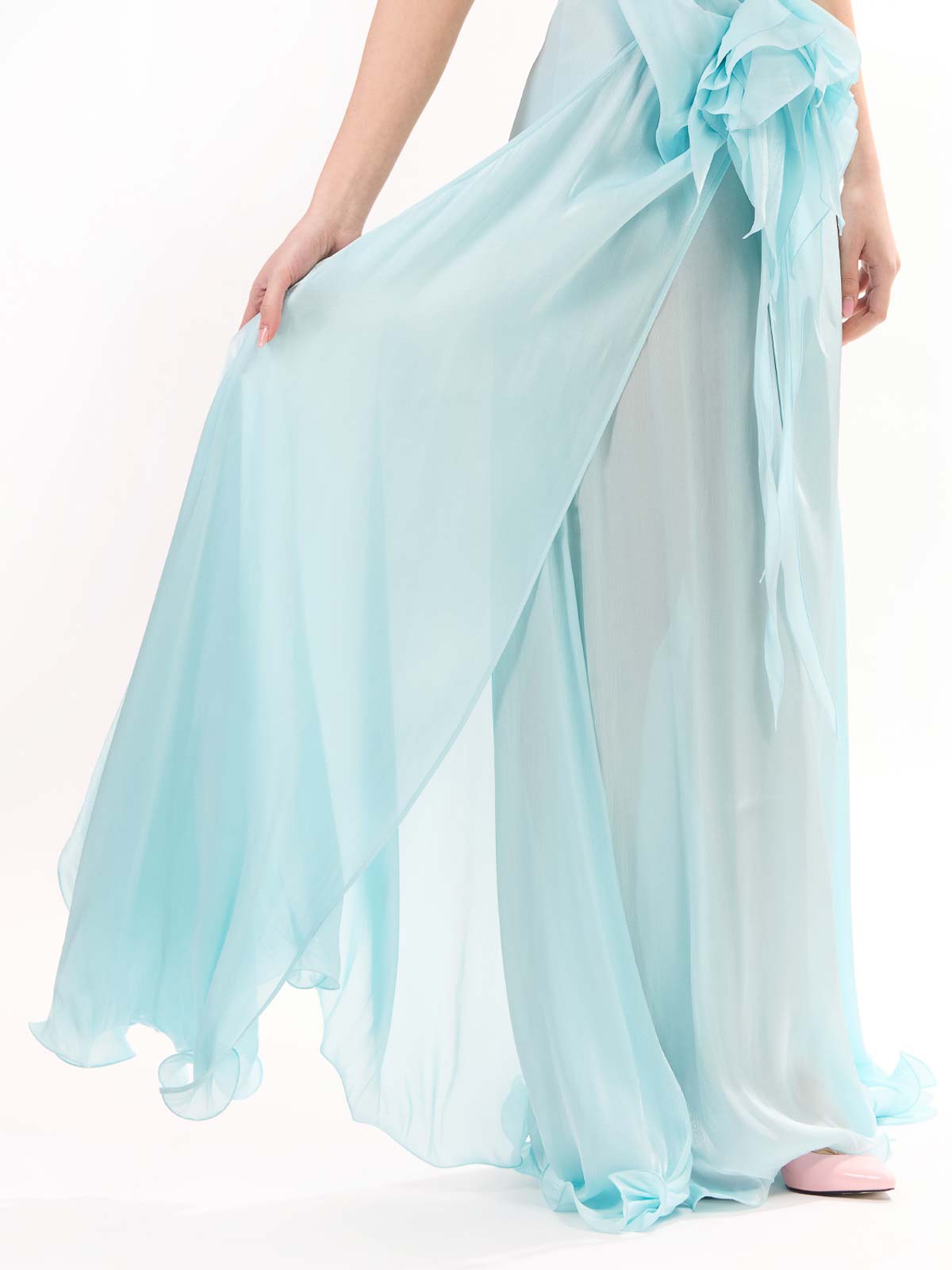 Long chiffon dress 78AJO492N0380299 (GENNY / ワンピース・ドレス・オールインワン ) | GENNY (ジェニー)(4)