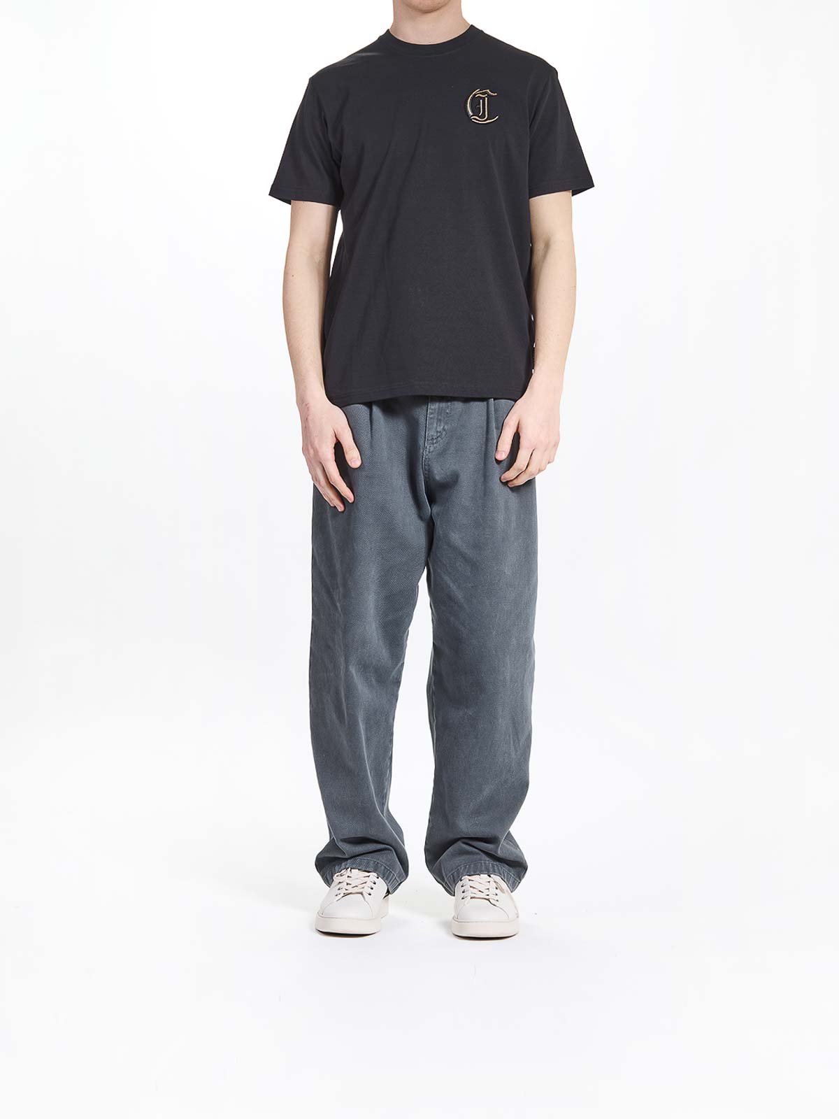 Jc Embroidery Lurex T-Shirt 78OAHT13CJ518899 (Just Cavalli / Tシャツ・カットソー ) | Just Cavalli (ジャスト カヴァリ)(1)