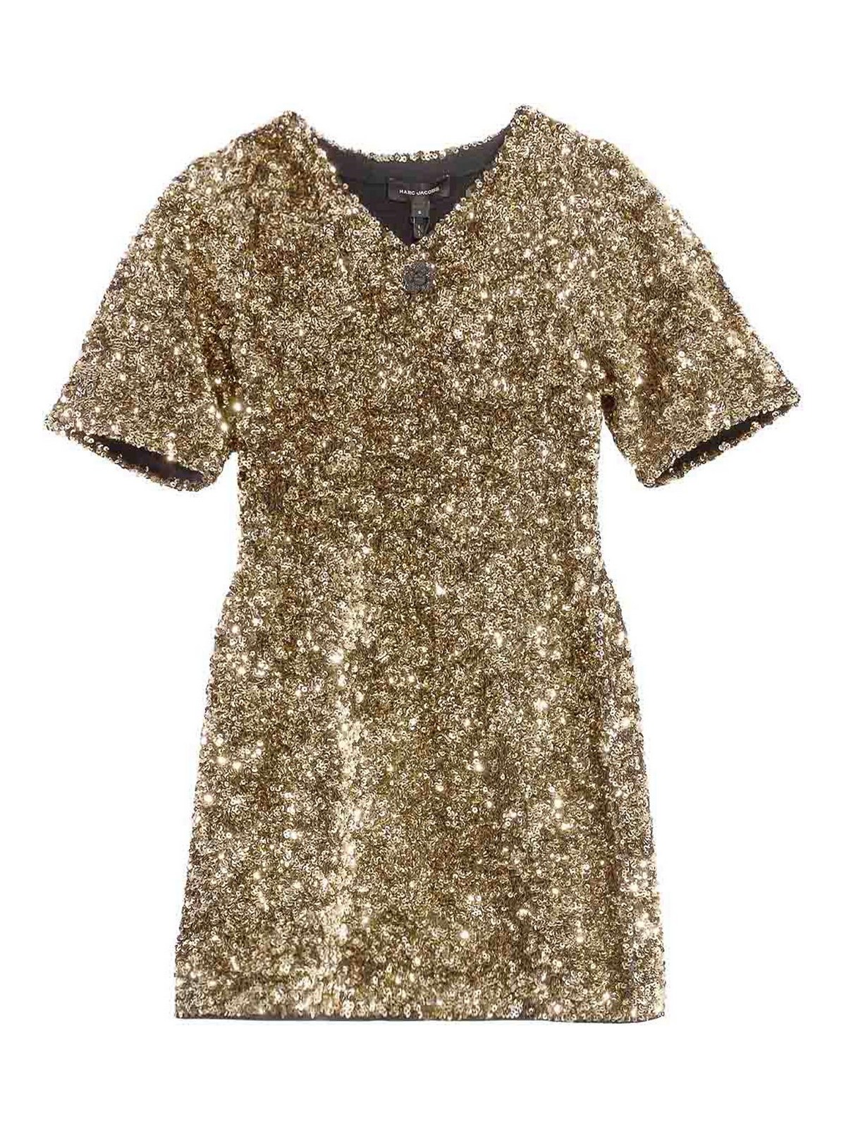 Sequin V-Neck Knit Dress 2S5RDR001K14710 (Marc Jacobs / ワンピース・ドレス・オールインワン ) | Marc Jacobs (マーク ジェイコブス)