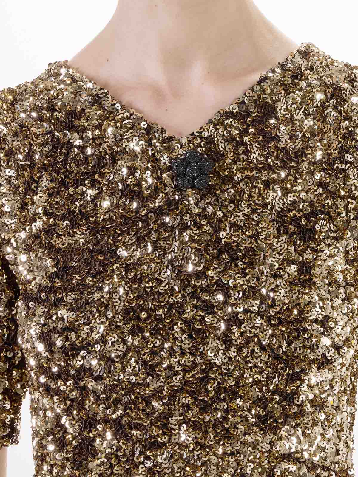 Sequin V-Neck Knit Dress 2S5RDR001K14710 (Marc Jacobs / ワンピース・ドレス・オールインワン ) | Marc Jacobs (マーク ジェイコブス)(4)