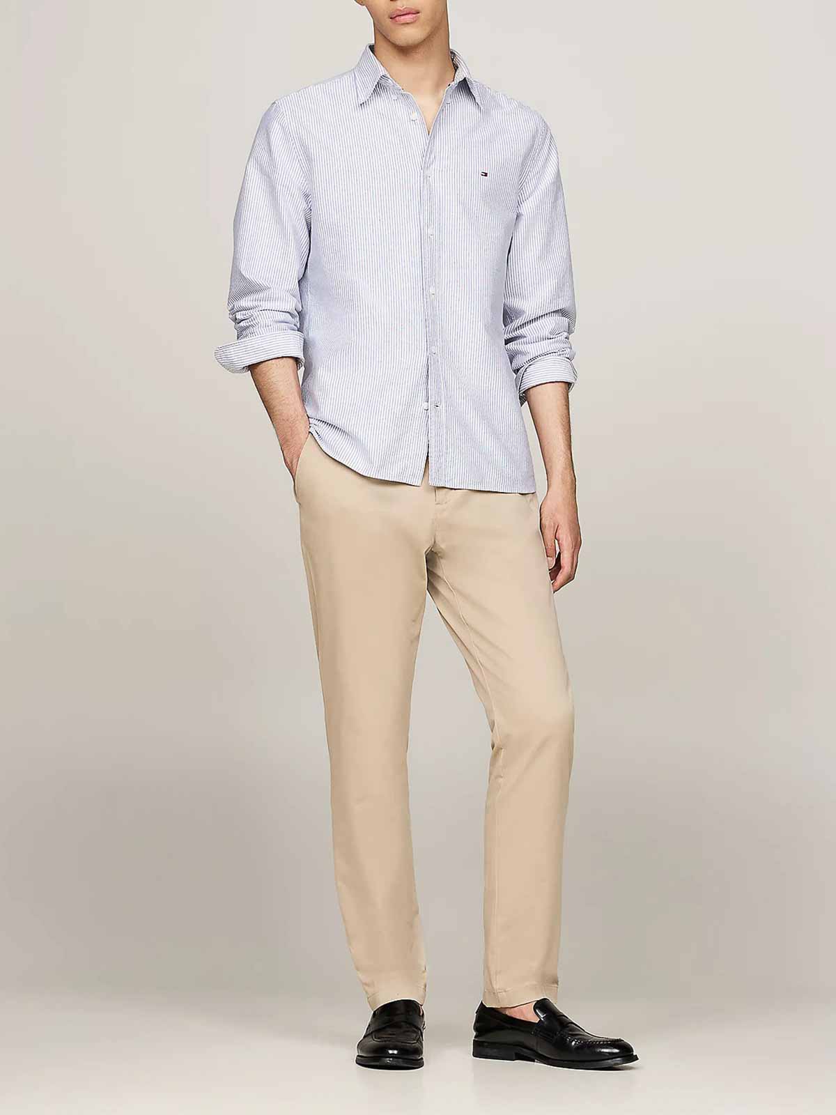 Oxford Heritage Regular Fit shirt on striped MW0MW362380A8 (TOMMY HILFIGER / シャツ・ブラウス ) | TOMMY HILFIGER (トミーフィルフィガー)(1)