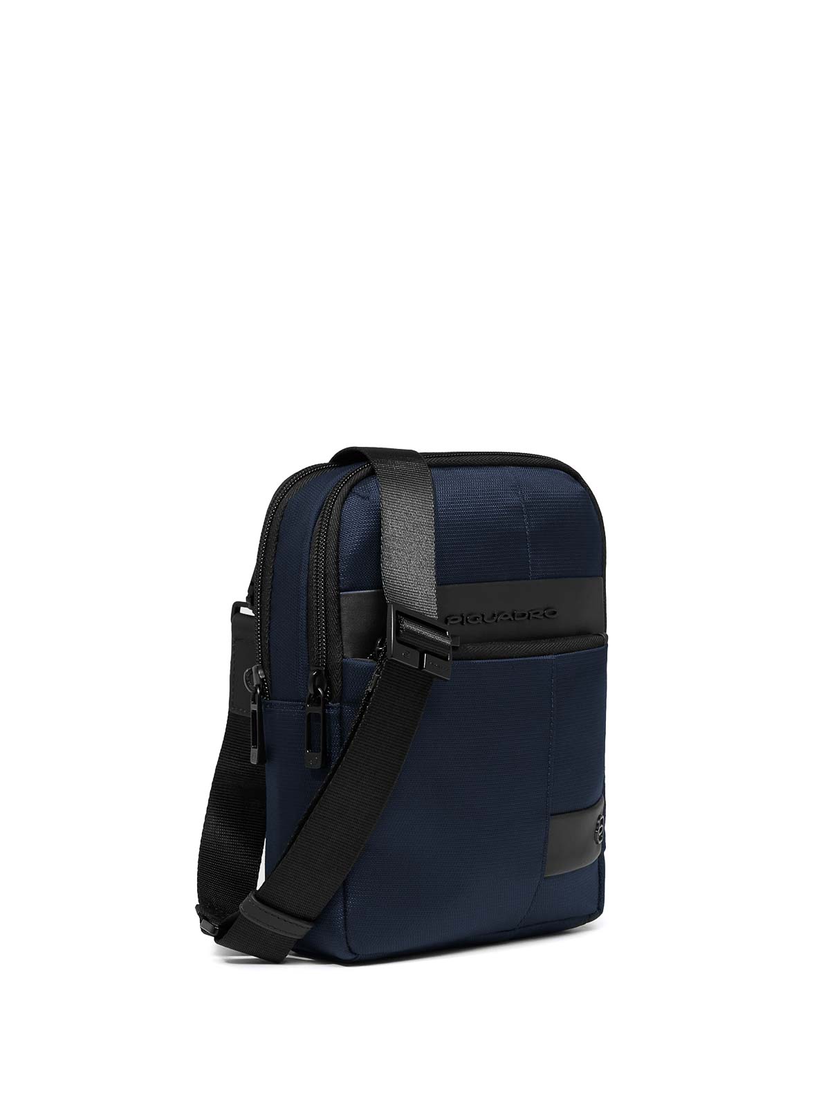 Bag in leather and fabric CA6303W129BLU (PIQUADRO / ハンドバッグ・ショルダーバッグ ) | PIQUADRO (ピクアドロ)