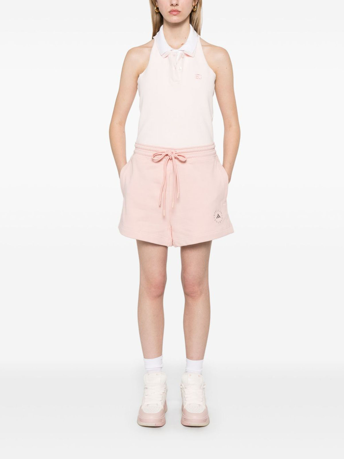 Logo Cotton Shorts JI5060 (adidas by Stella McCartney / ショートパンツ ) | adidas by Stella McCartney (アディダス バイ ステラ マッカートニー)(4)