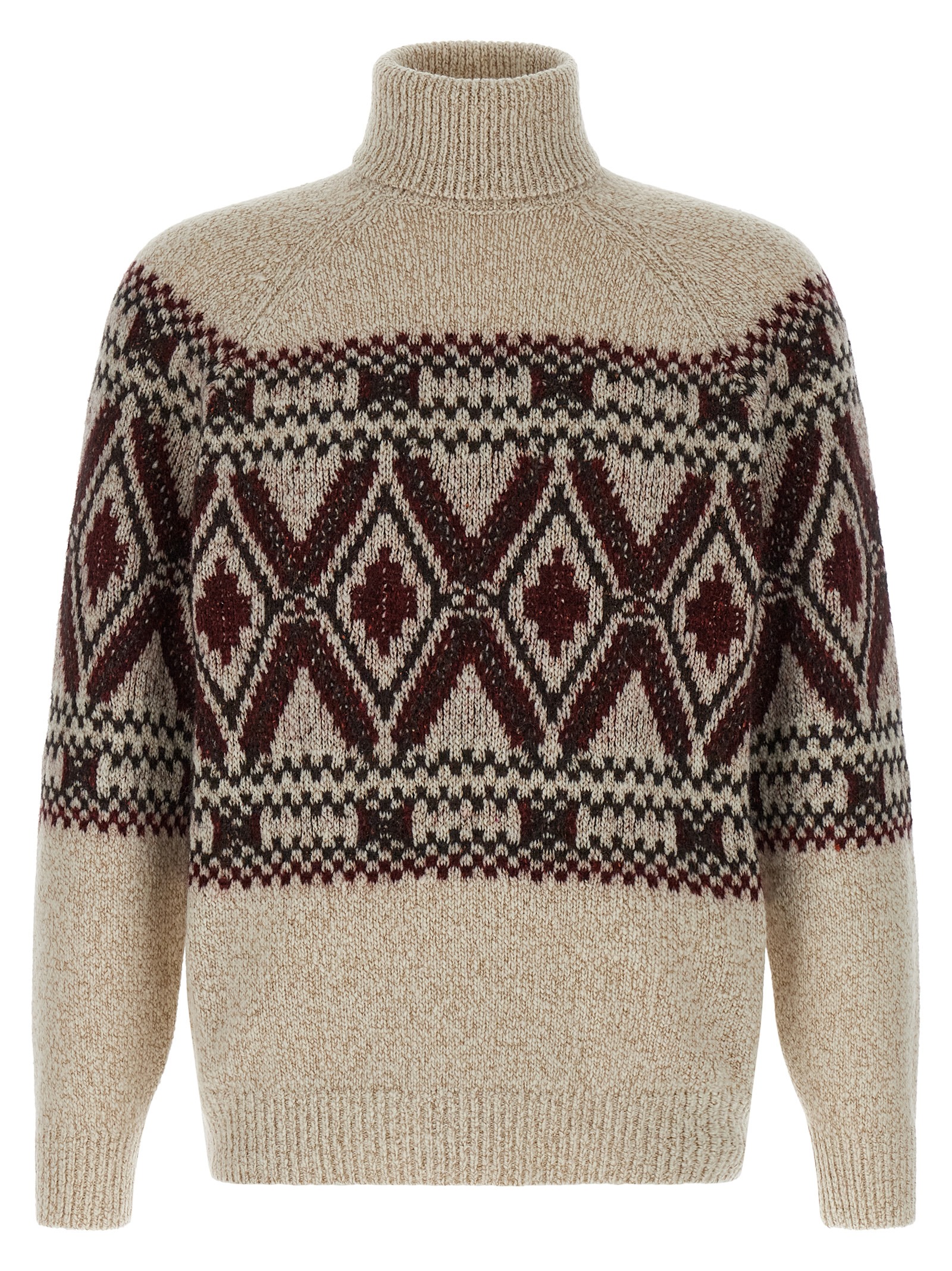 'Geometric Jacquard' sweater MRI505403CPW29 (Brunello Cucinelli / ニット・セーター・カーディガン ) | Brunello Cucinelli (ブルネロ・クチネリ)