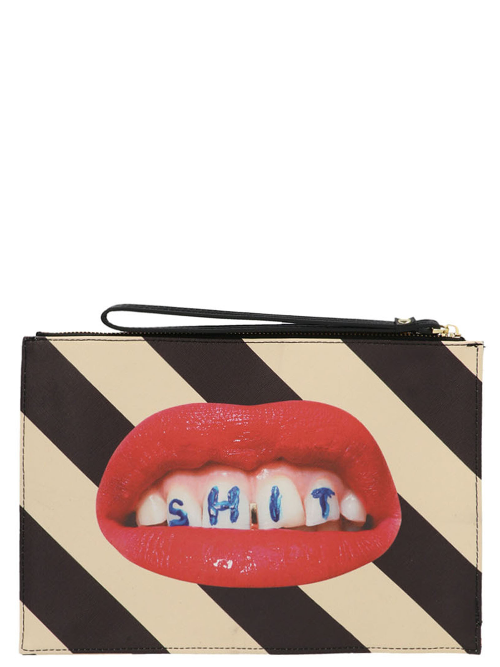 'Stripes shit’ clutch 02585U (SELETTI / クラッチバッグ・ポーチ ) | SELETTI (セレッティ)(1)