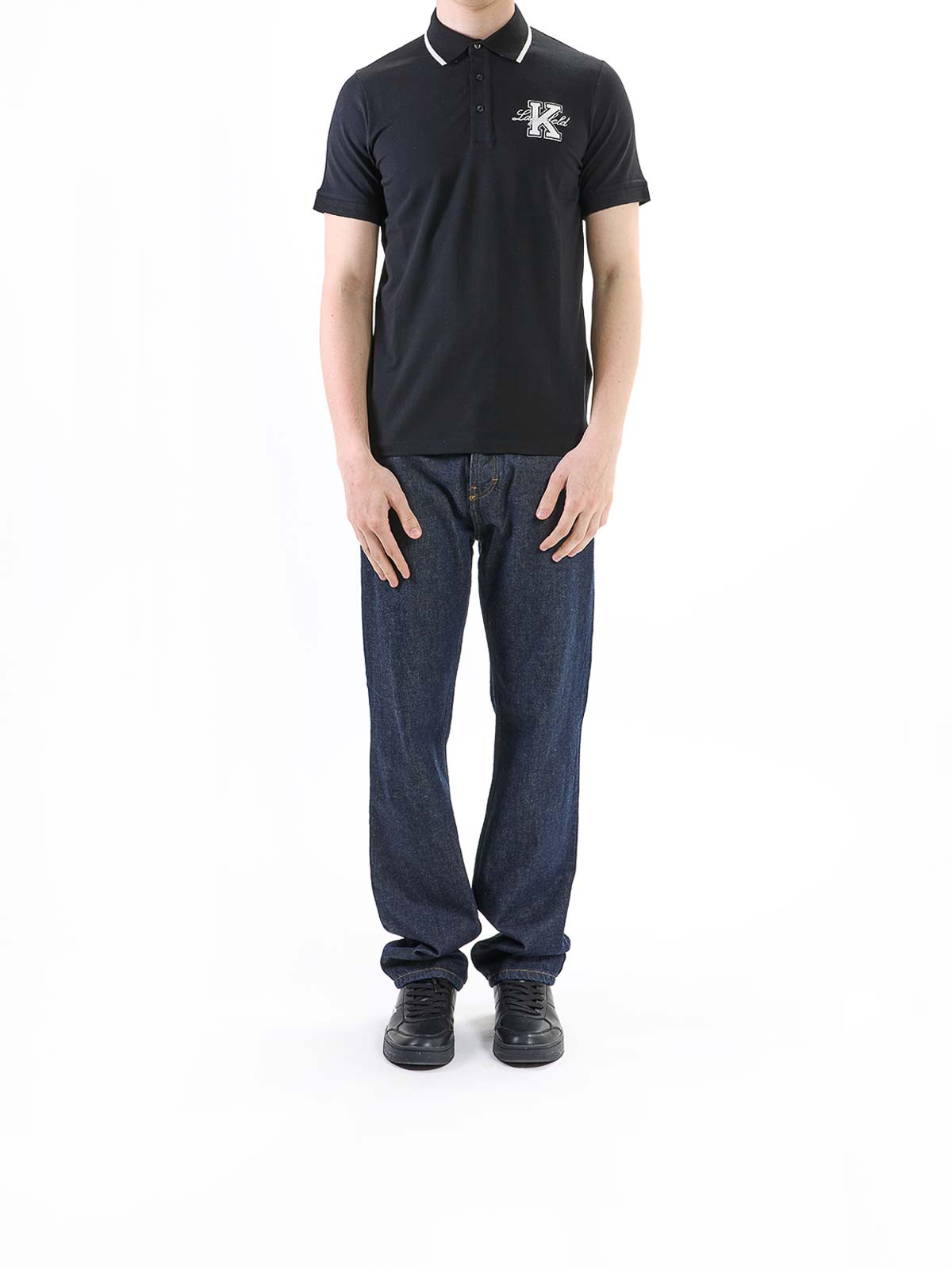 Kollege pole KM745015552221990 (KARL LAGERFELD / ポロシャツ ) | KARL LAGERFELD (カール・ラガーフェルド)(1)