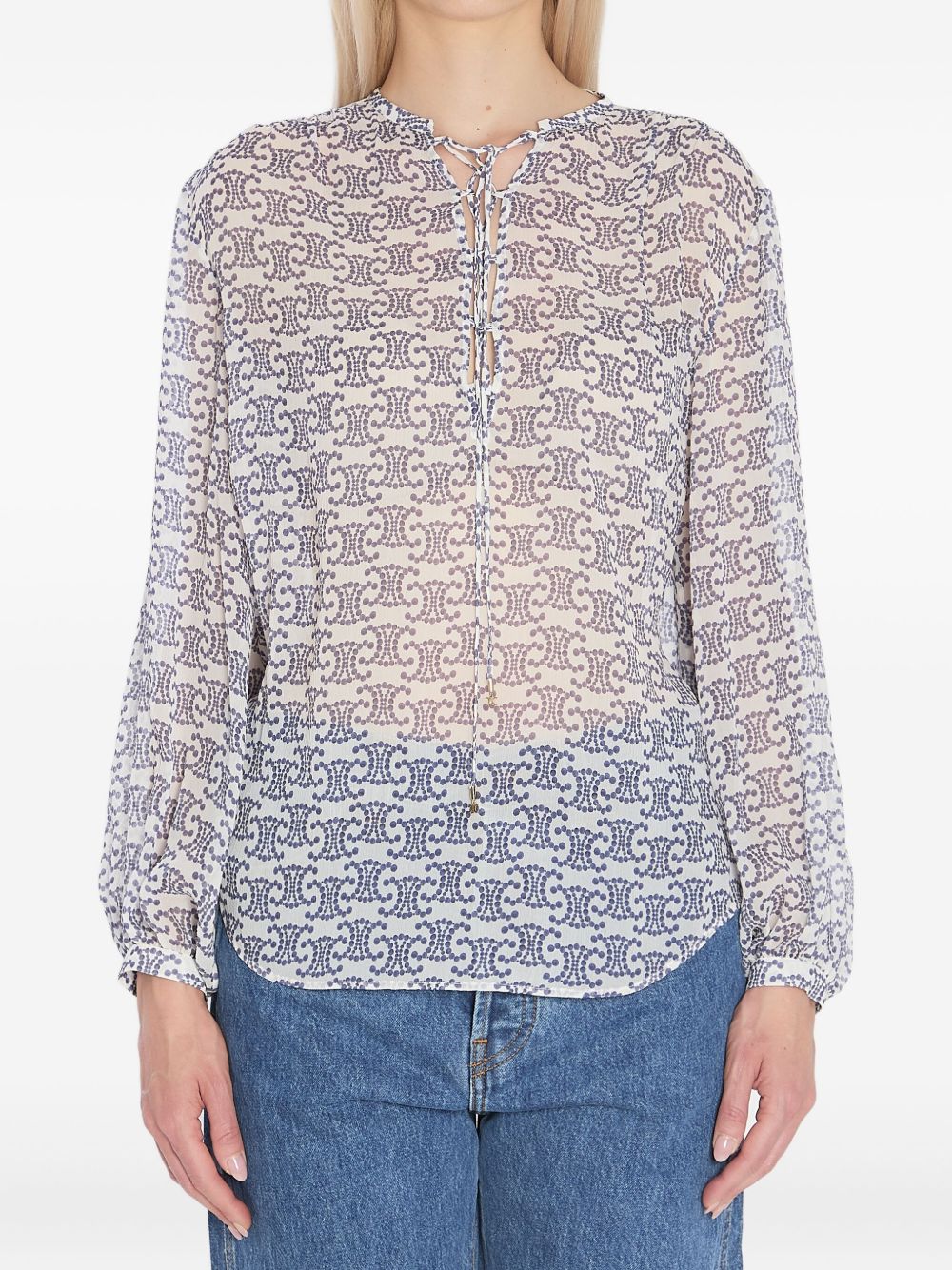 CELINE CAPSULE Shirts Blue 2C97A0809GAR3 (CELINE / シャツ・ブラウス ) | CELINE (セリーヌ)