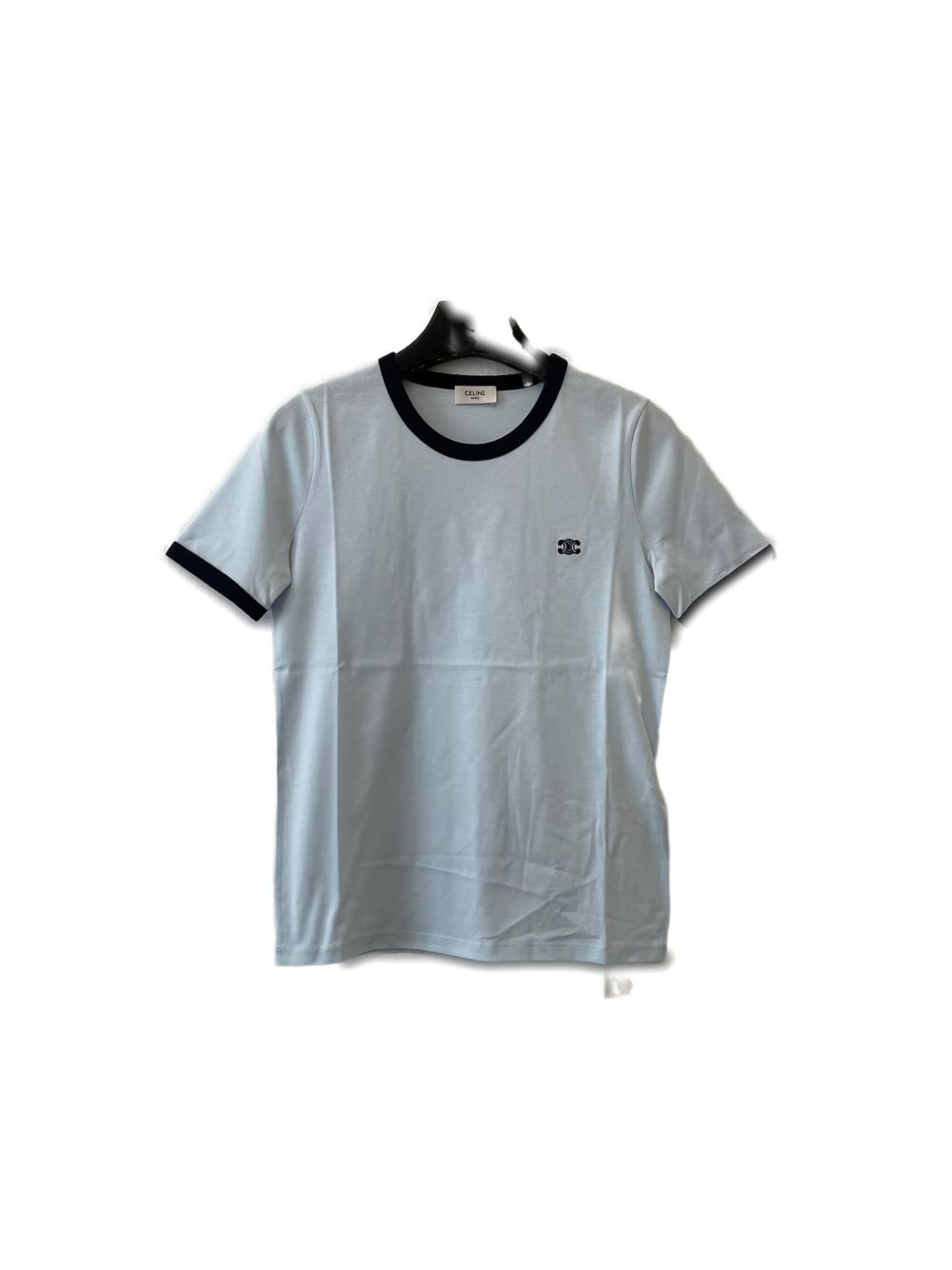 CELINE CAPSULE T-shirts and Polos Clear Blue RX05L507ZFYZ7 (CELINE / Tシャツ・カットソー ) | CELINE (セリーヌ)(1)