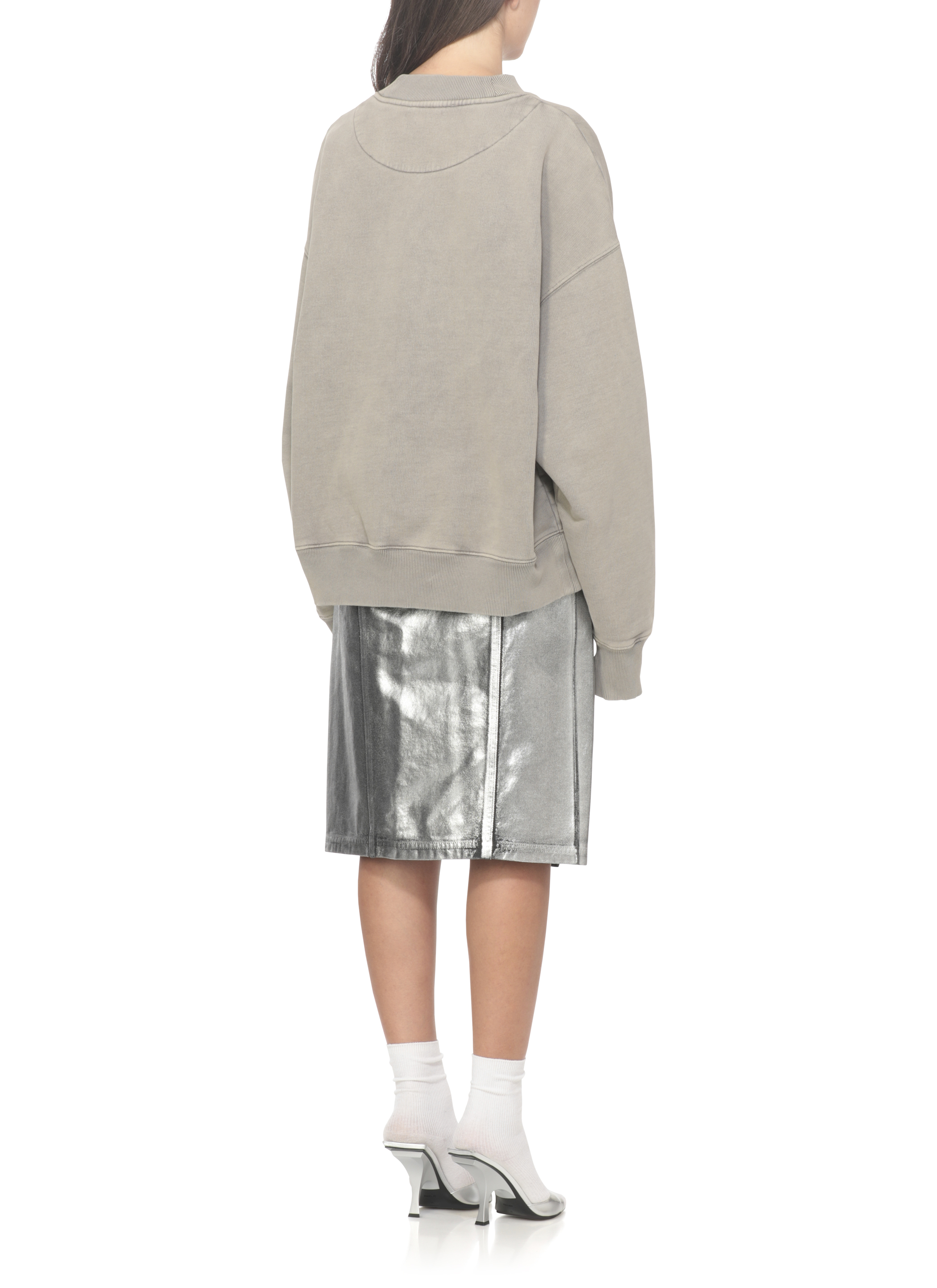 The Attico Sweaters Grey 251WCF00021JJJ067AA183 (THE ATTICO / スウェット・フーディー ) | THE ATTICO (ジ・アティコ)(3)