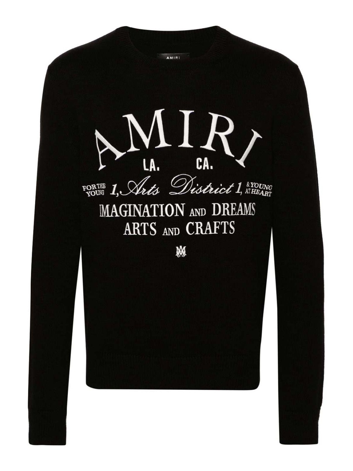 Arts District Cotton Jumper AMKNCW1022BLACK (AMIRI / ニット・セーター・カーディガン ) | AMIRI (アミリ)