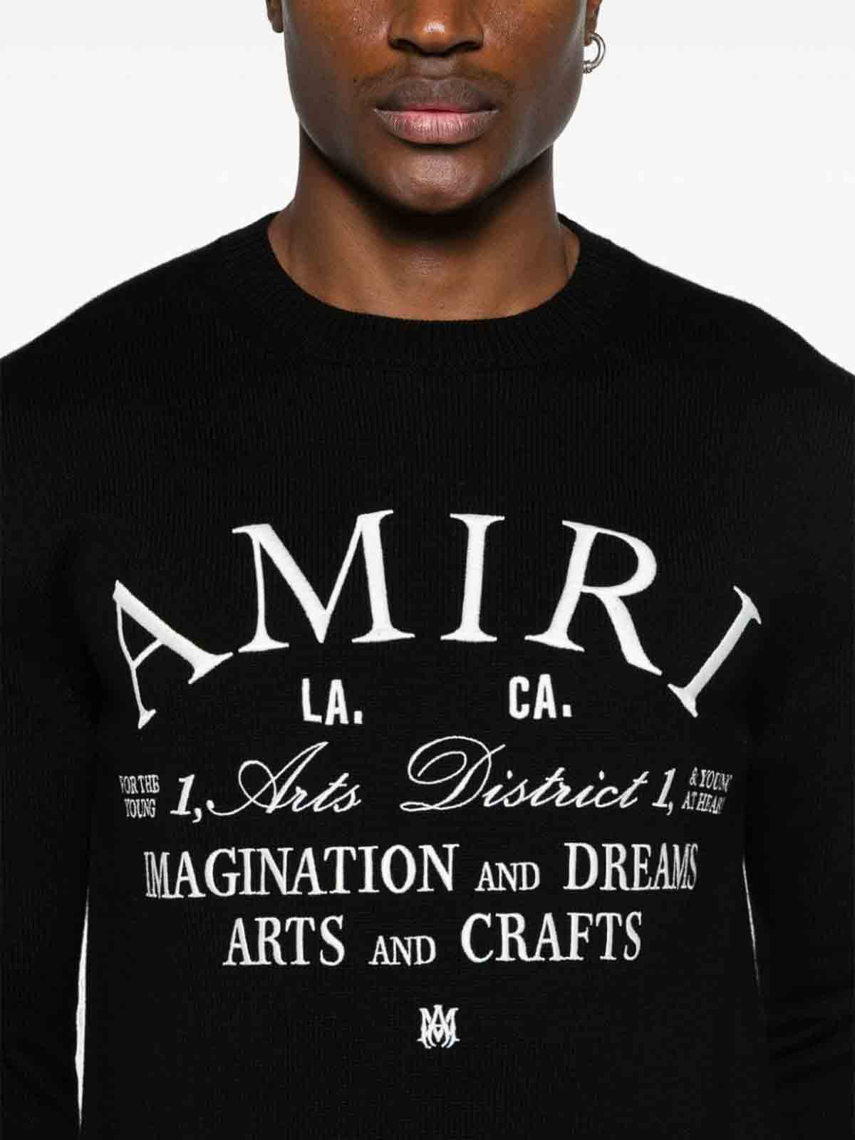 Arts District Cotton Jumper AMKNCW1022BLACK (AMIRI / ニット・セーター・カーディガン ) | AMIRI (アミリ)(1)