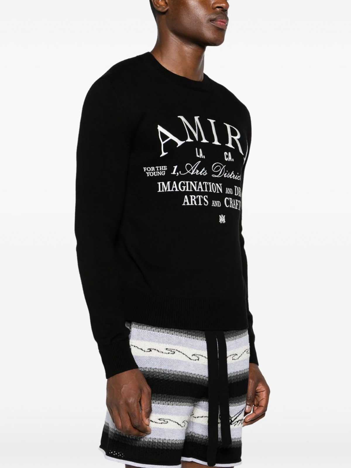 Arts District Cotton Jumper AMKNCW1022BLACK (AMIRI / ニット・セーター・カーディガン ) | AMIRI (アミリ)(4)