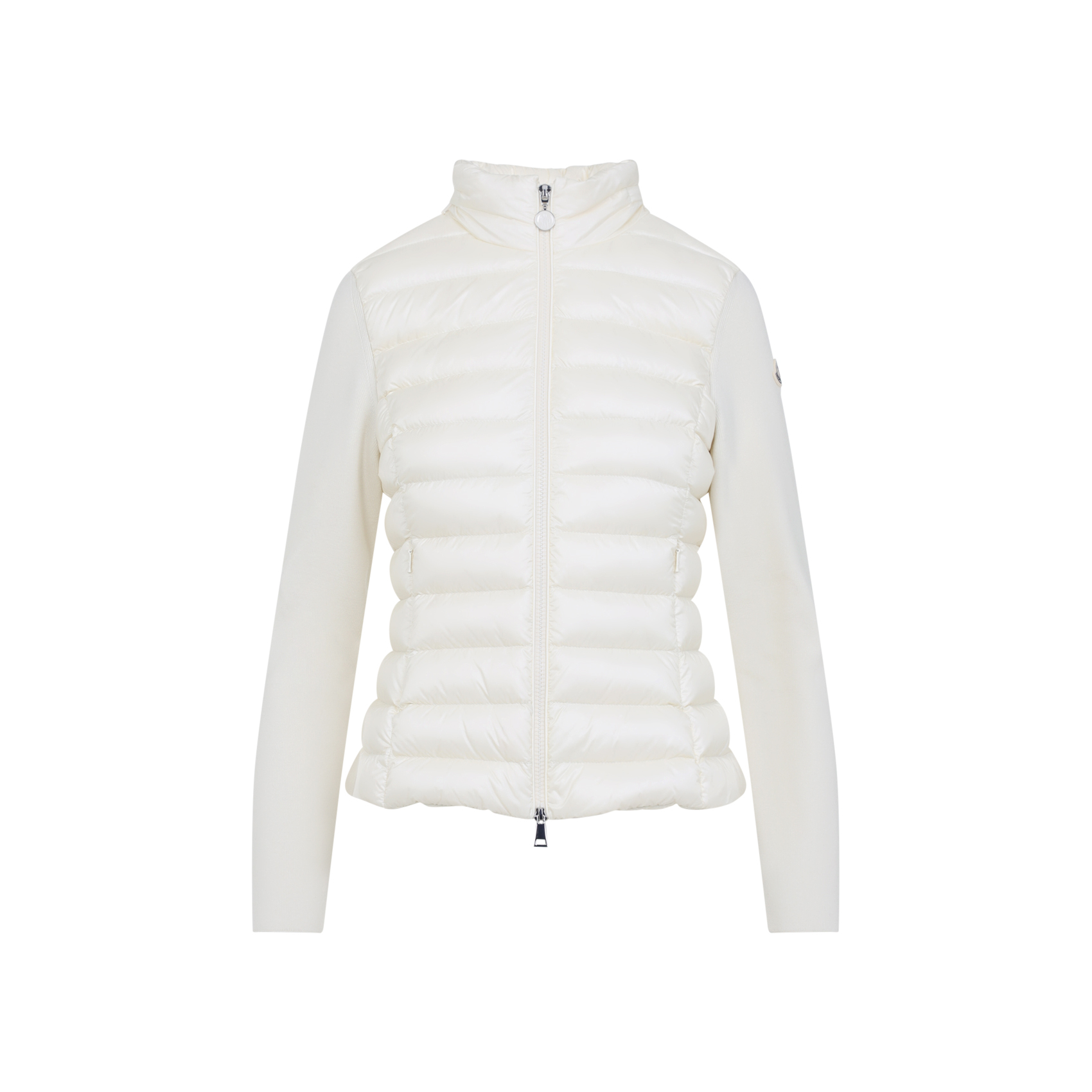 Ivory wool blend Tricot jacket K20939B00019M1122034 (Moncler / ニット・セーター・カーディガン ) | Moncler (モンクレール)