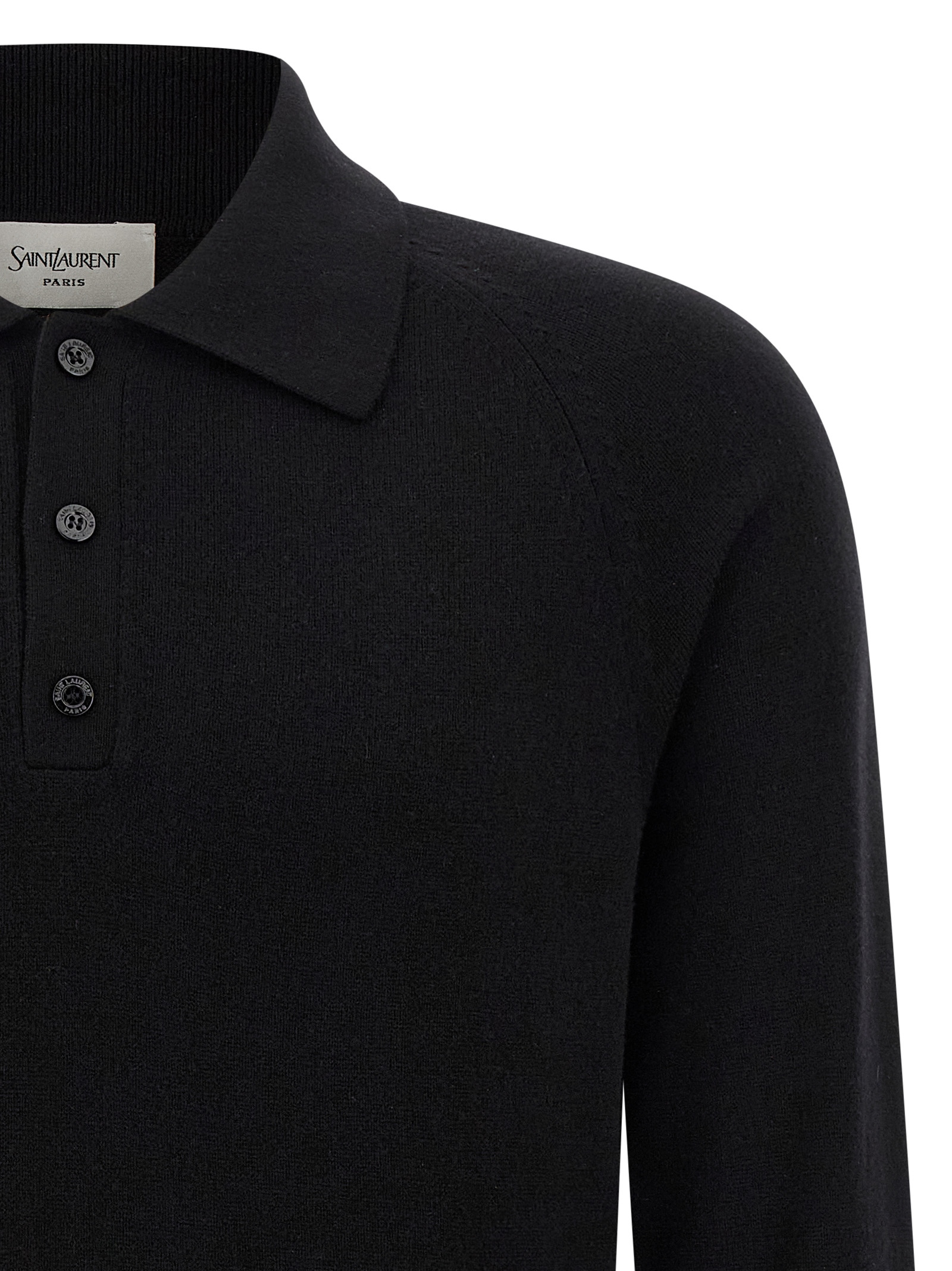 Wool polo shirt 846122Y76XM1000 (Saint Laurent / ニット・セーター・カーディガン ) | Saint Laurent (サンローラン)(2)