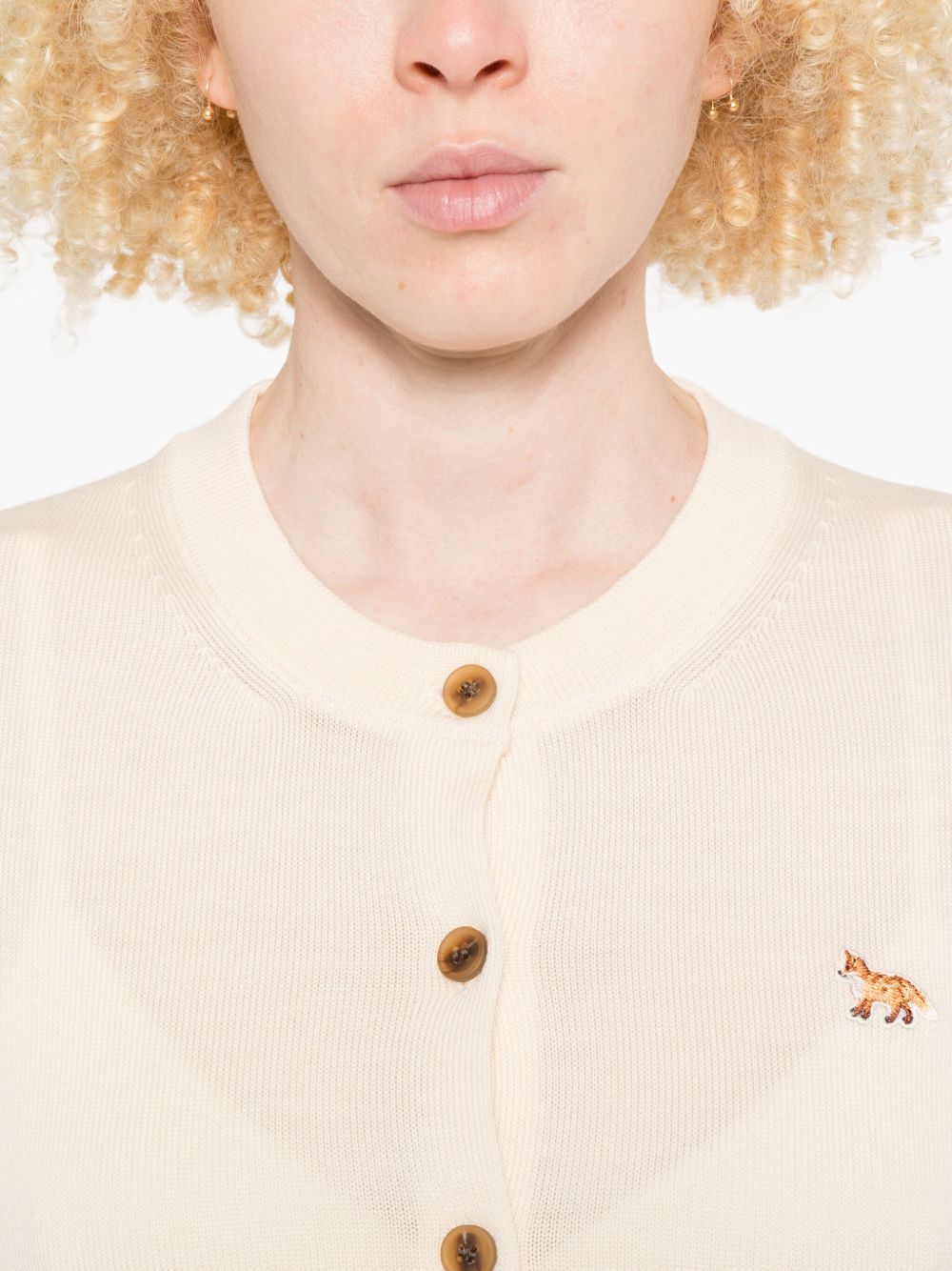 MAISON KITSUNE' Sweaters Powder PW00502KT11810306 (Maison Kitsuné / ニット・セーター・カーディガン ) | Maison Kitsuné (メゾン キツネ)(1)