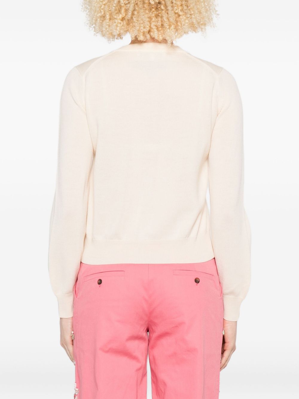 MAISON KITSUNE' Sweaters Powder PW00502KT11810306 (Maison Kitsuné / ニット・セーター・カーディガン ) | Maison Kitsuné (メゾン キツネ)(3)