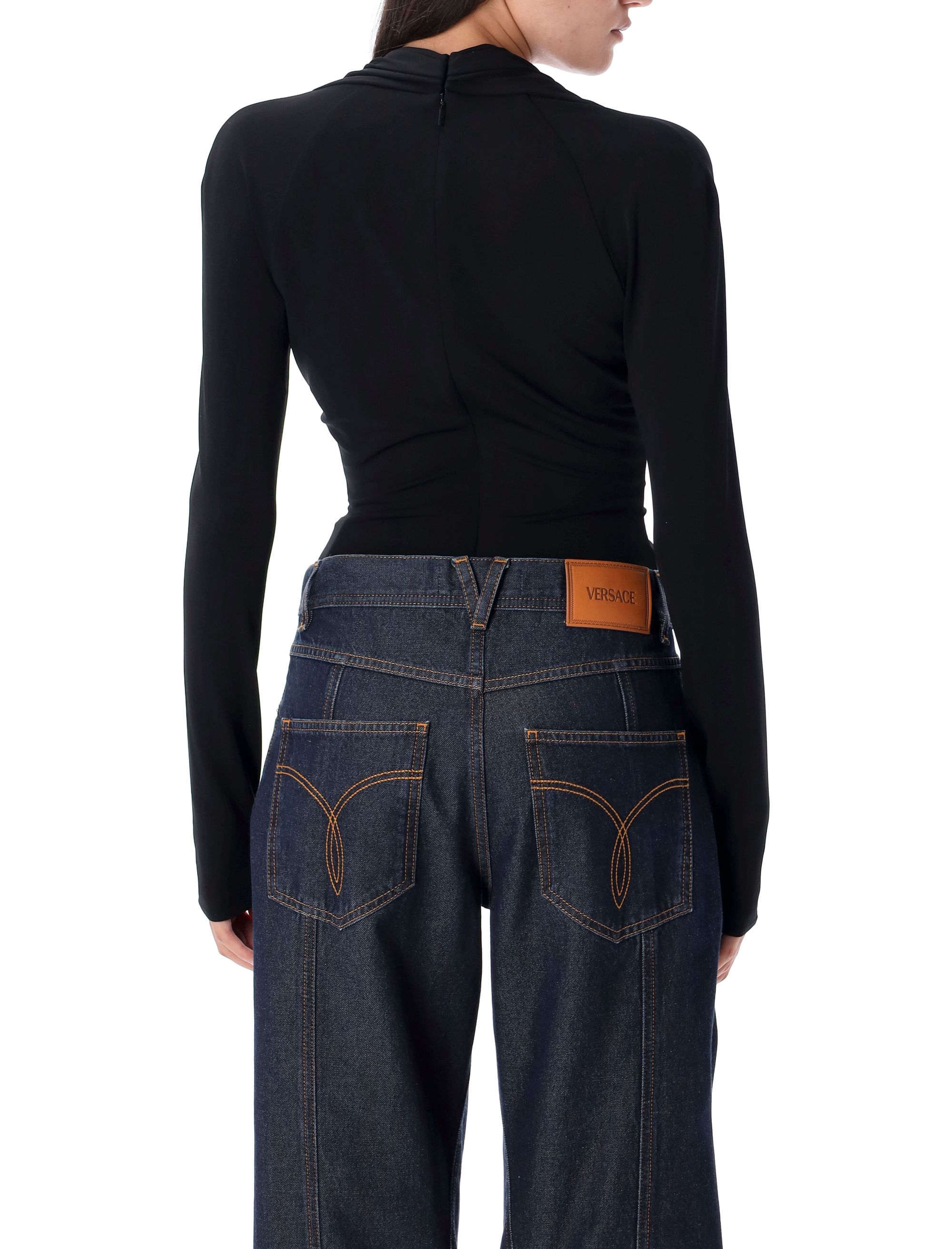 Versace Top Black 10210181A144751B000 (VERSACE / Tシャツ・カットソー ) | VERSACE (ヴェルサーチェ)(1)