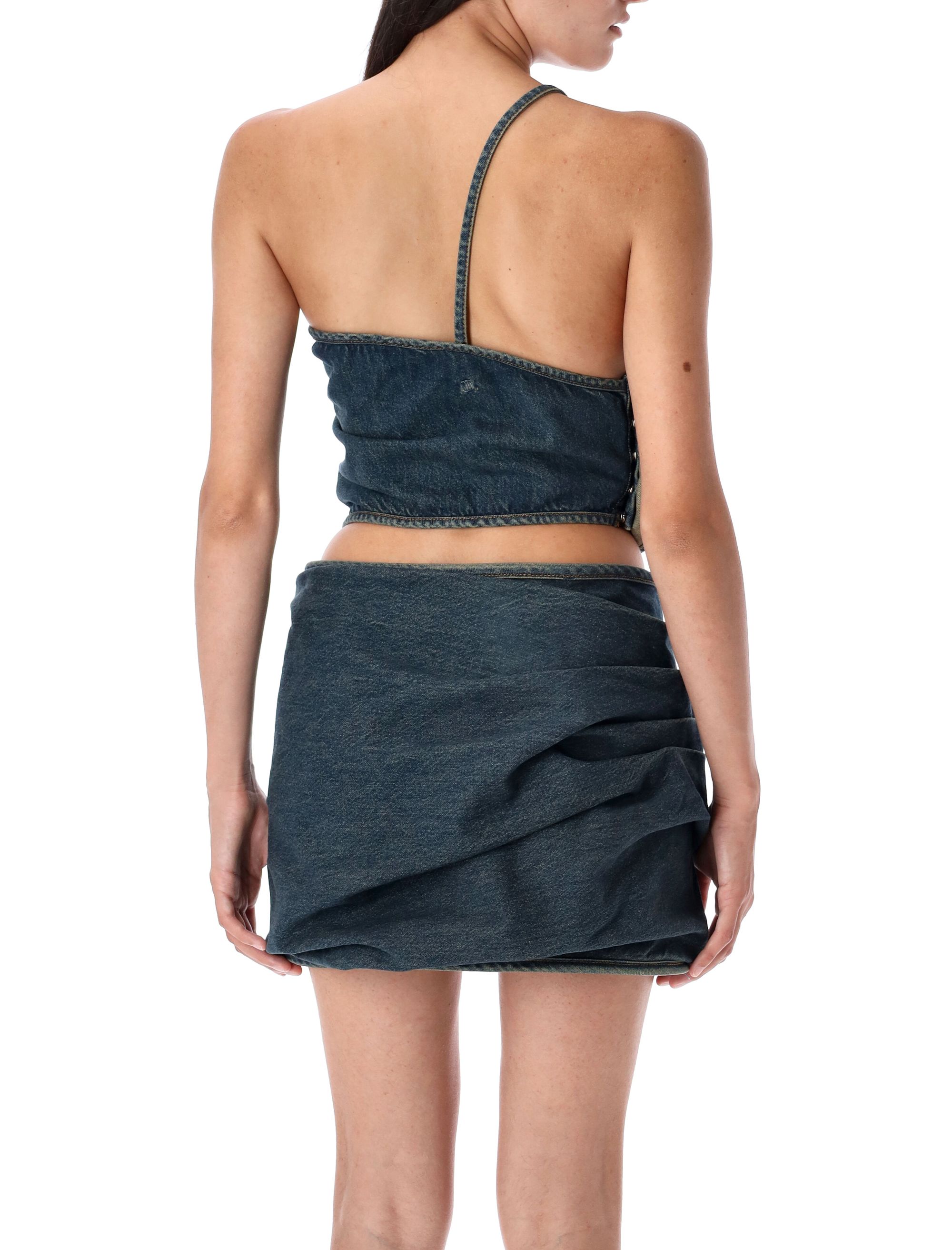 Magda Burtym Top 303725VNTGBLUE (MAGDA BUTRYM / タンクトップ・キャミソール ) | MAGDA BUTRYM (マグダブトリム)(1)