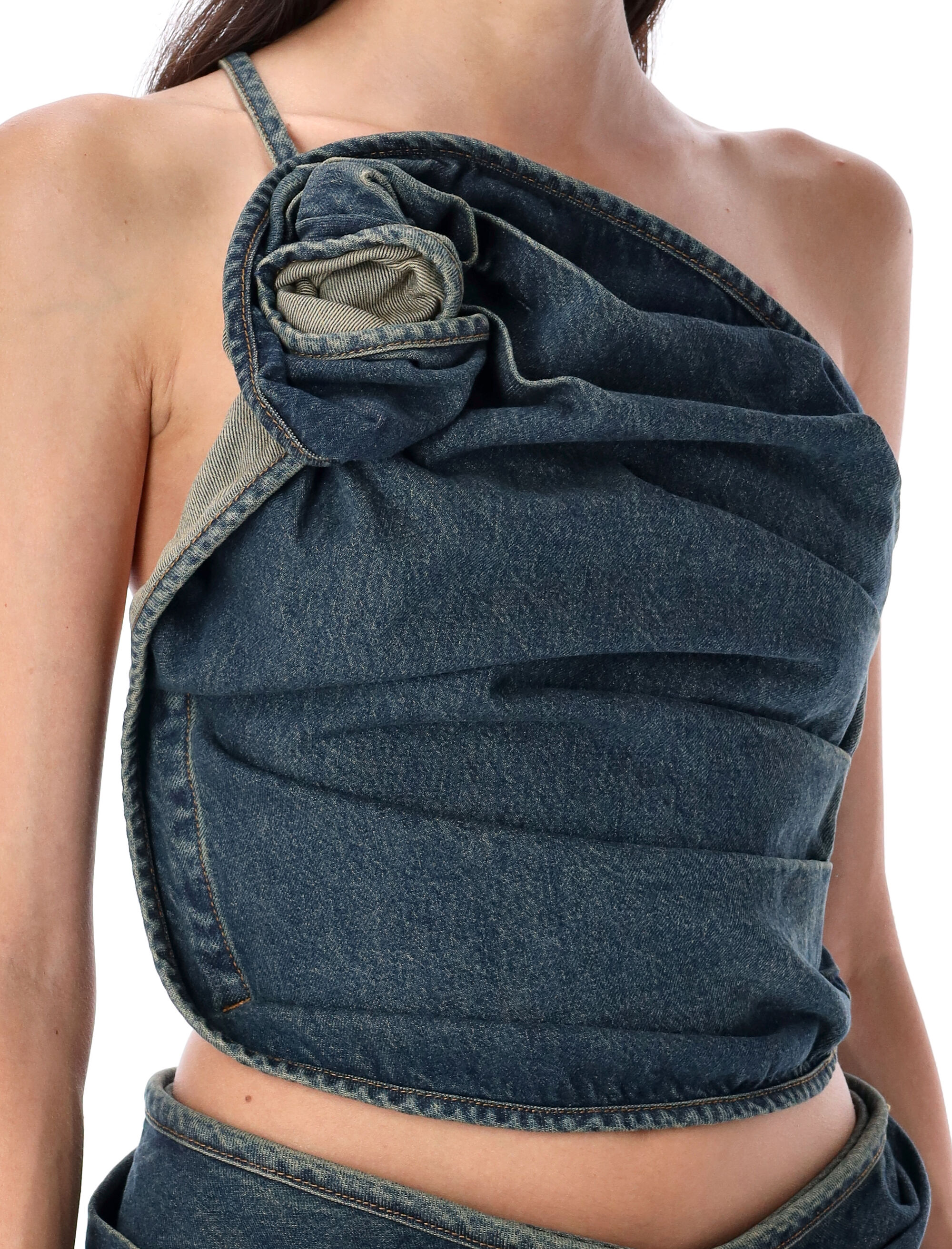 Magda Burtym Top 303725VNTGBLUE (MAGDA BUTRYM / タンクトップ・キャミソール ) | MAGDA BUTRYM (マグダブトリム)(2)