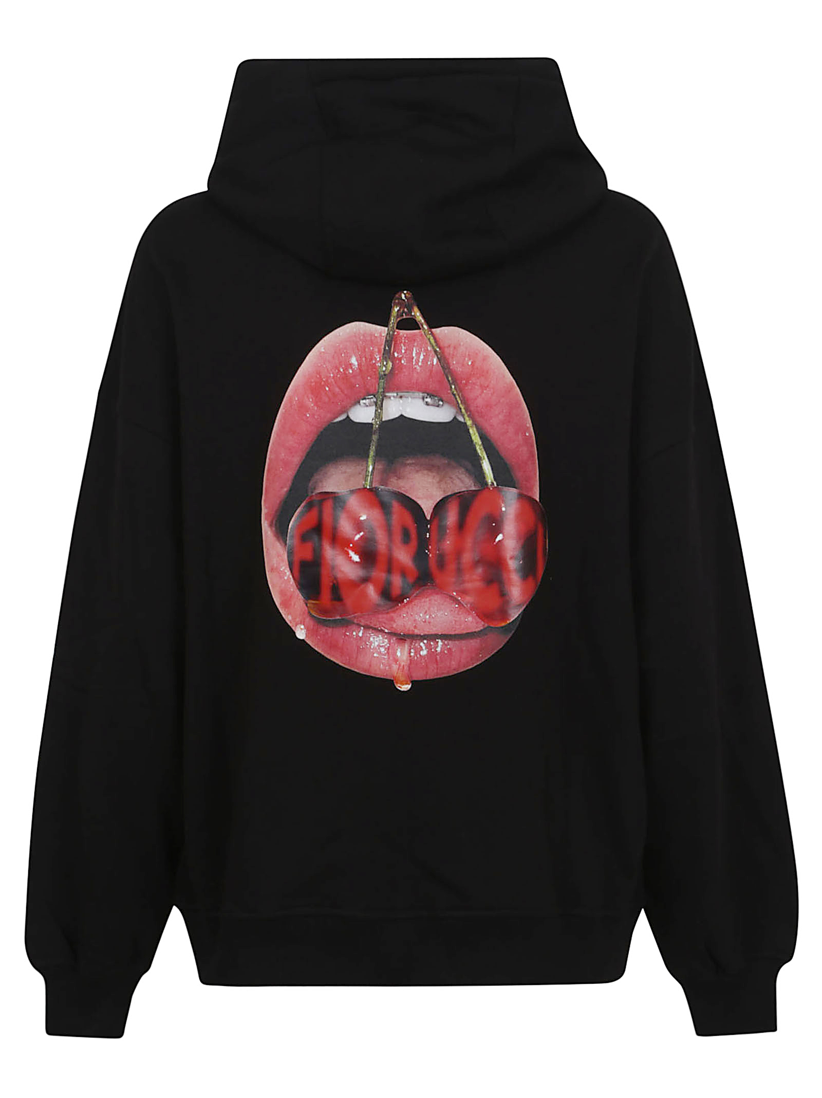 Mouth Print Relaxed Fit Hoodie W02FPSHO092CJ05BK02 (FIORUCCI / スウェット・フーディー ) | FIORUCCI (フィオルッチ)(1)