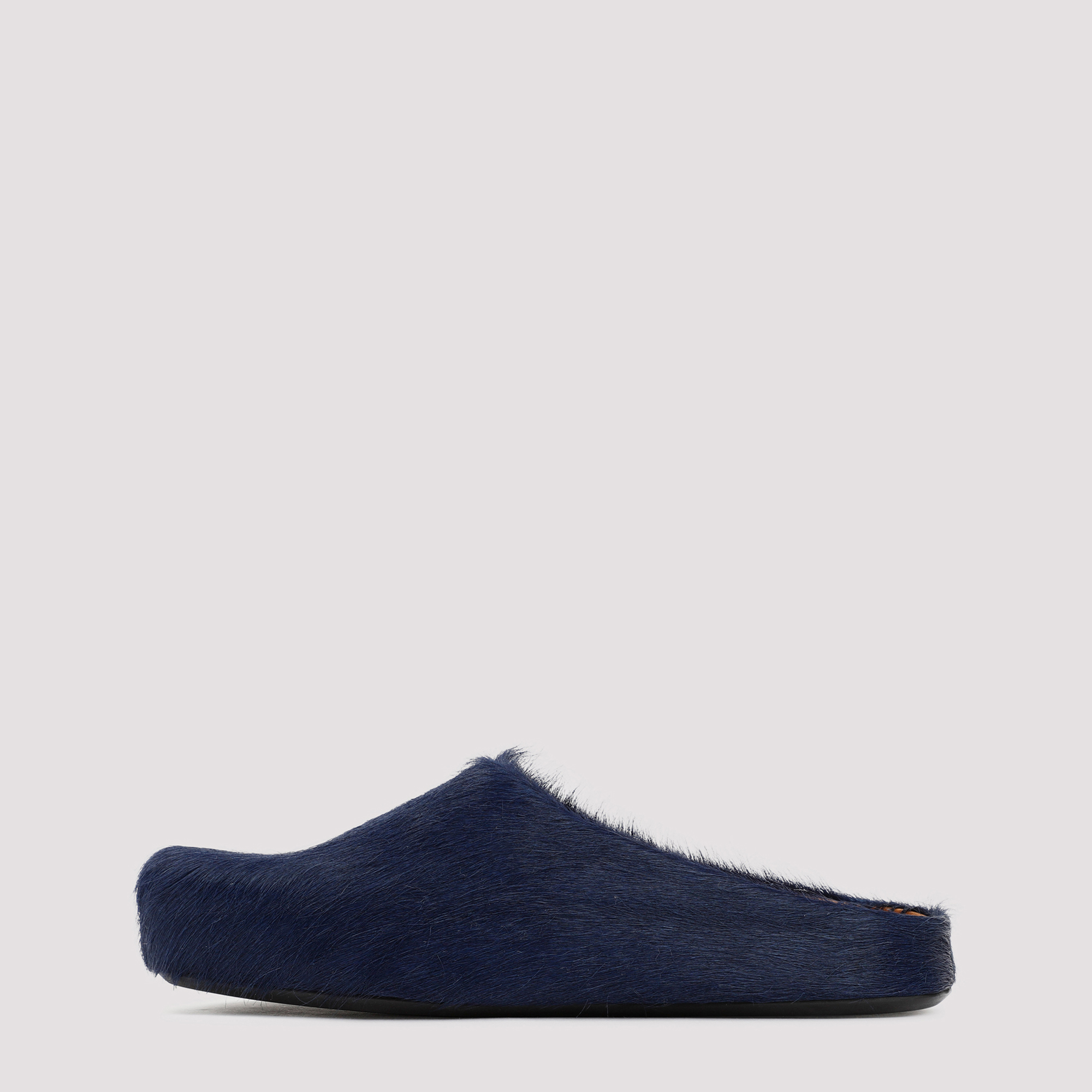 Navy blue calf hair Fussbett slippers SBMR000600P412200B84 (Marni / サンダル ) | Marni (マルニ)(2)