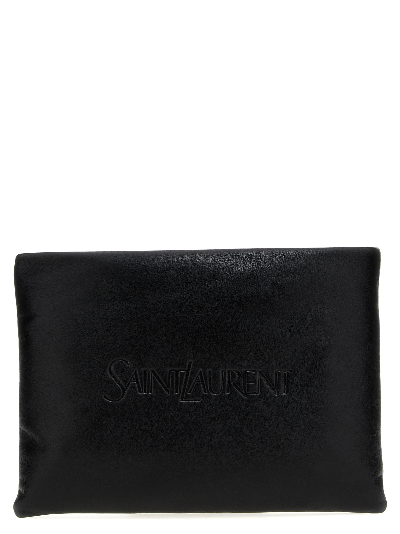 Logo padded clutch bag 779512AADA11000 (Saint Laurent / クラッチバッグ・ポーチ ) | Saint Laurent (サンローラン)