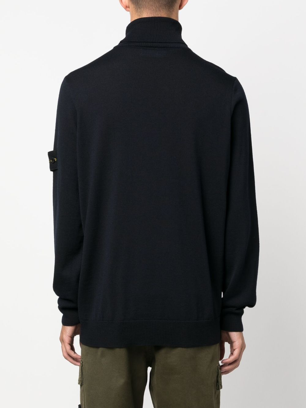 ROLL-NECK FINE KNIT WOOL JUMPER 7915525C4A0020 (STONE ISLAND / ニット・セーター・カーディガン ) | STONE ISLAND (ストーンアイランド)(2)