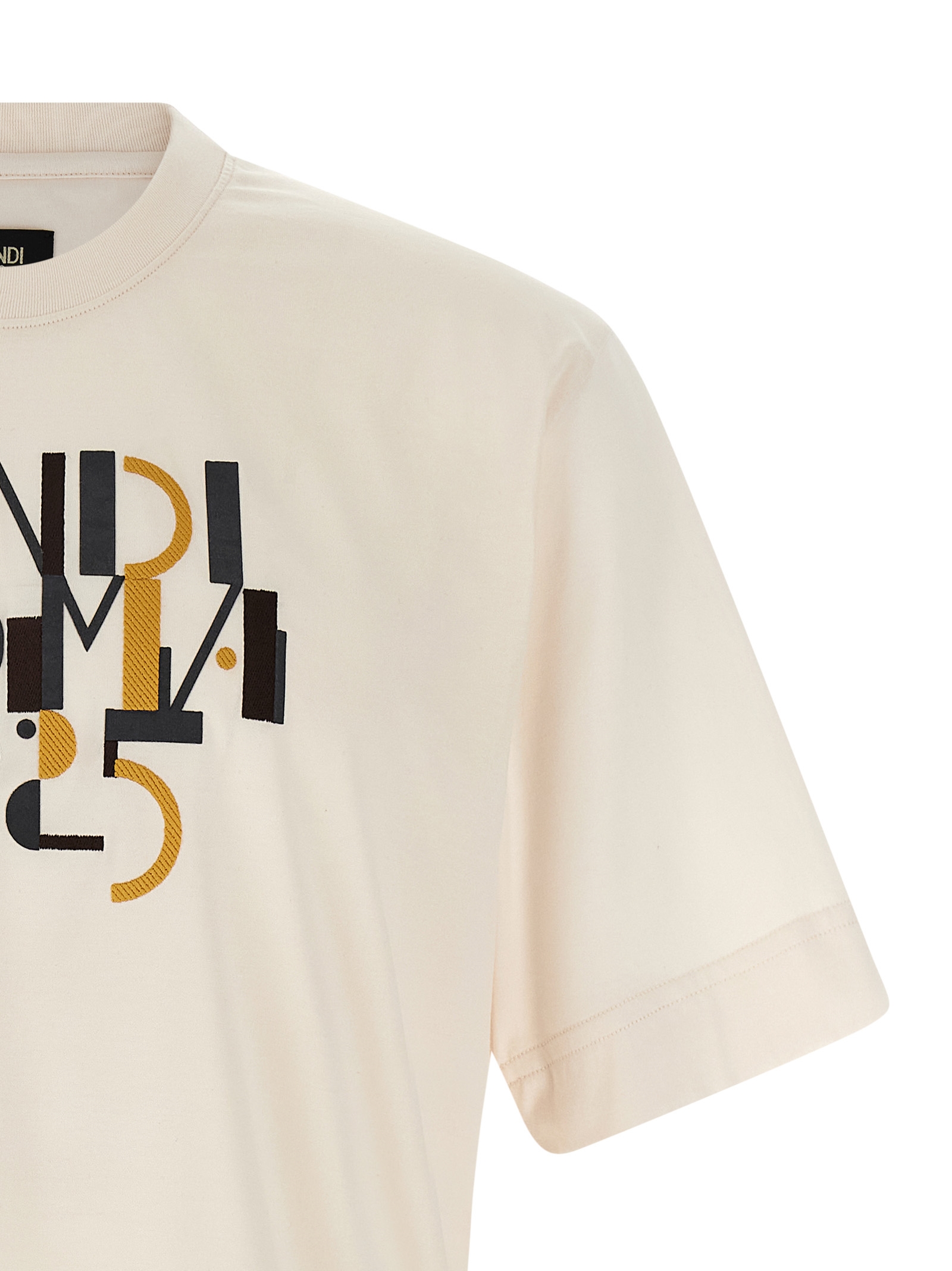 'Fendi Roma 1925' print T-shirt FY0936AVOHF1J7C (FENDI / Tシャツ・カットソー ) | FENDI (フェンディ)(2)