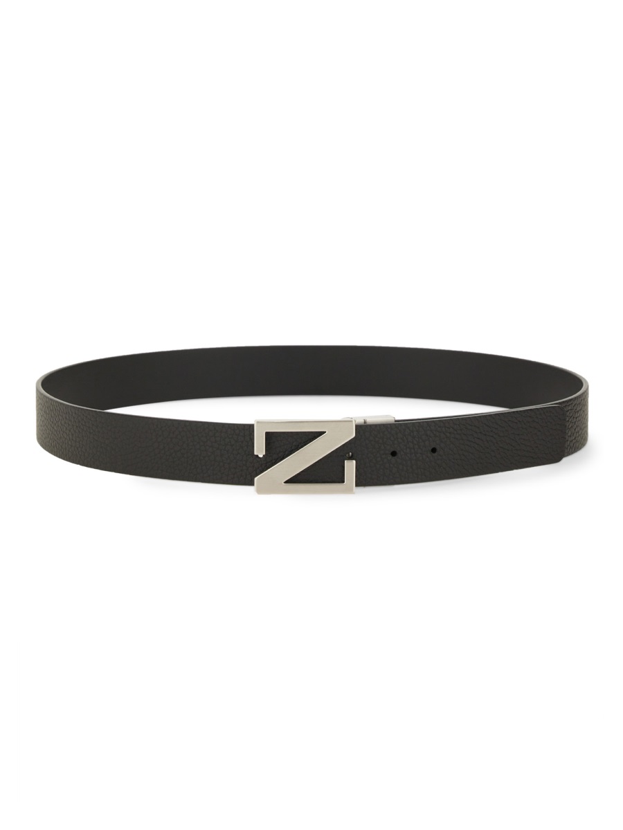 REVERSIBLE BELT WITH MONOGRAM "Z" BUCKLE LHBOVB027AZNER (ZEGNA / ベルト・サスペンダー ) | ZEGNA (ゼニア)
