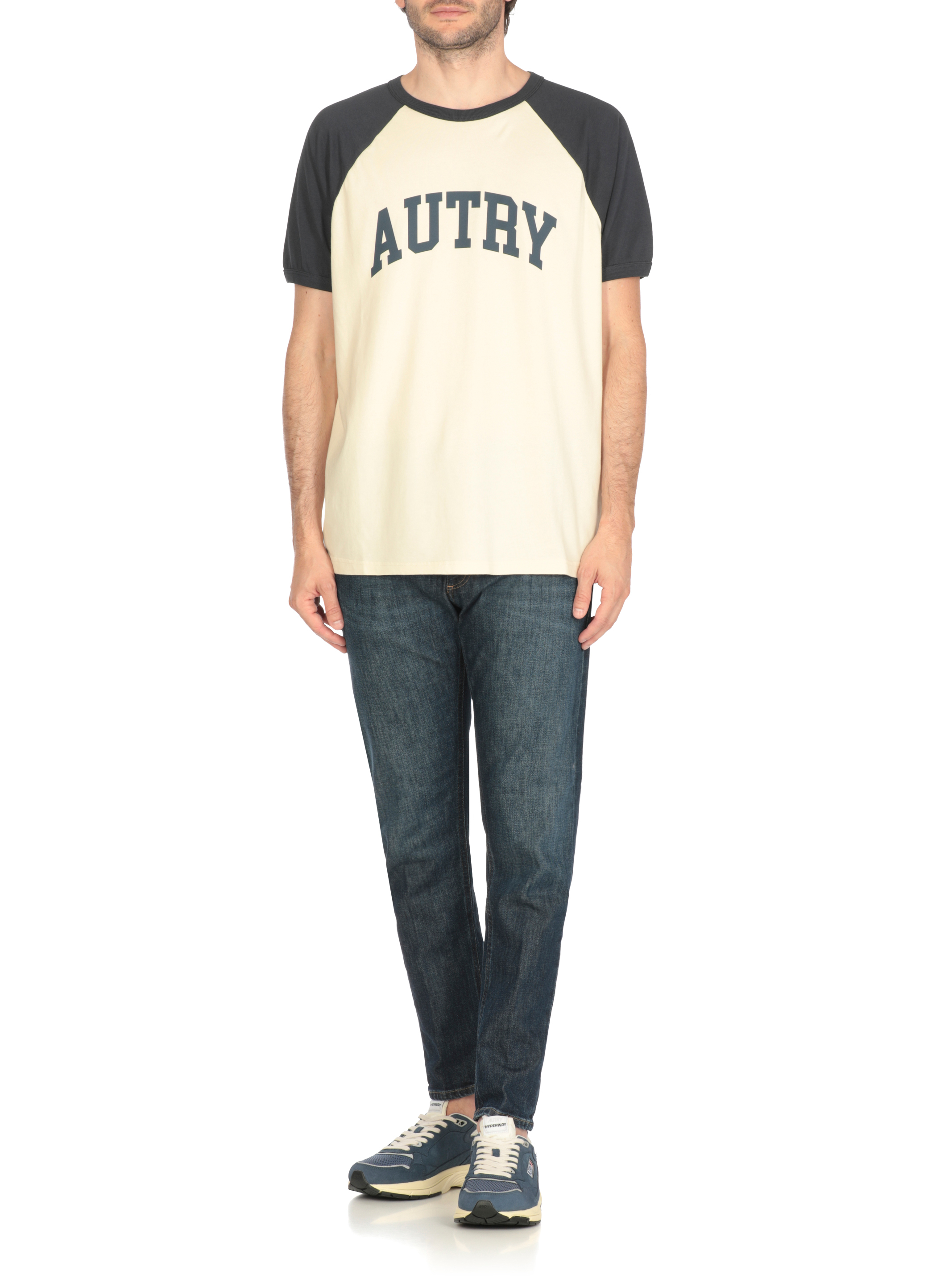 AUTRY T-shirts and Polos Ivory TSPML5CCCLOUD (AUTRY / Tシャツ・カットソー ) | AUTRY (オートリー)(1)