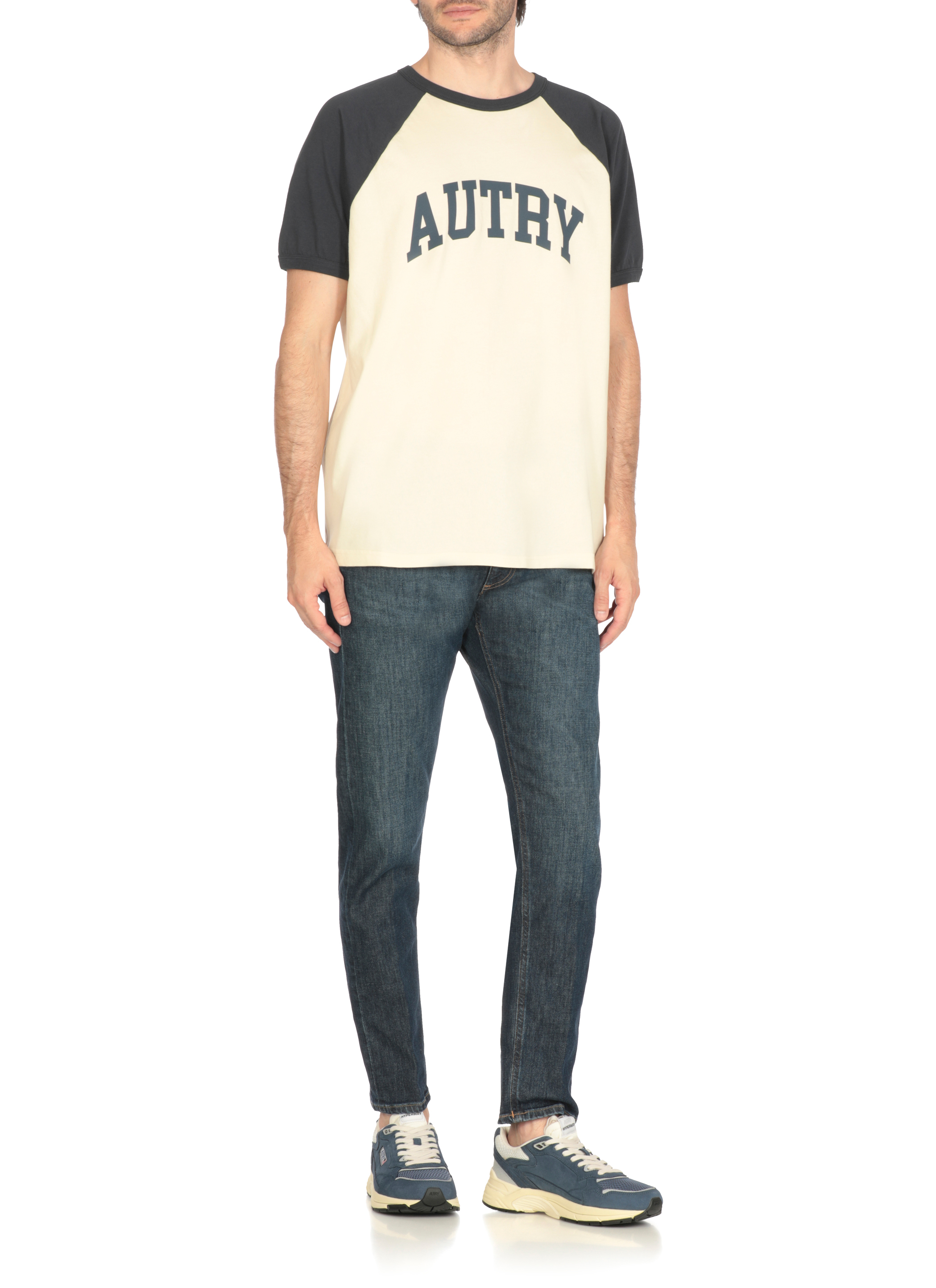 AUTRY T-shirts and Polos Ivory TSPML5CCCLOUD (AUTRY / Tシャツ・カットソー ) | AUTRY (オートリー)(4)