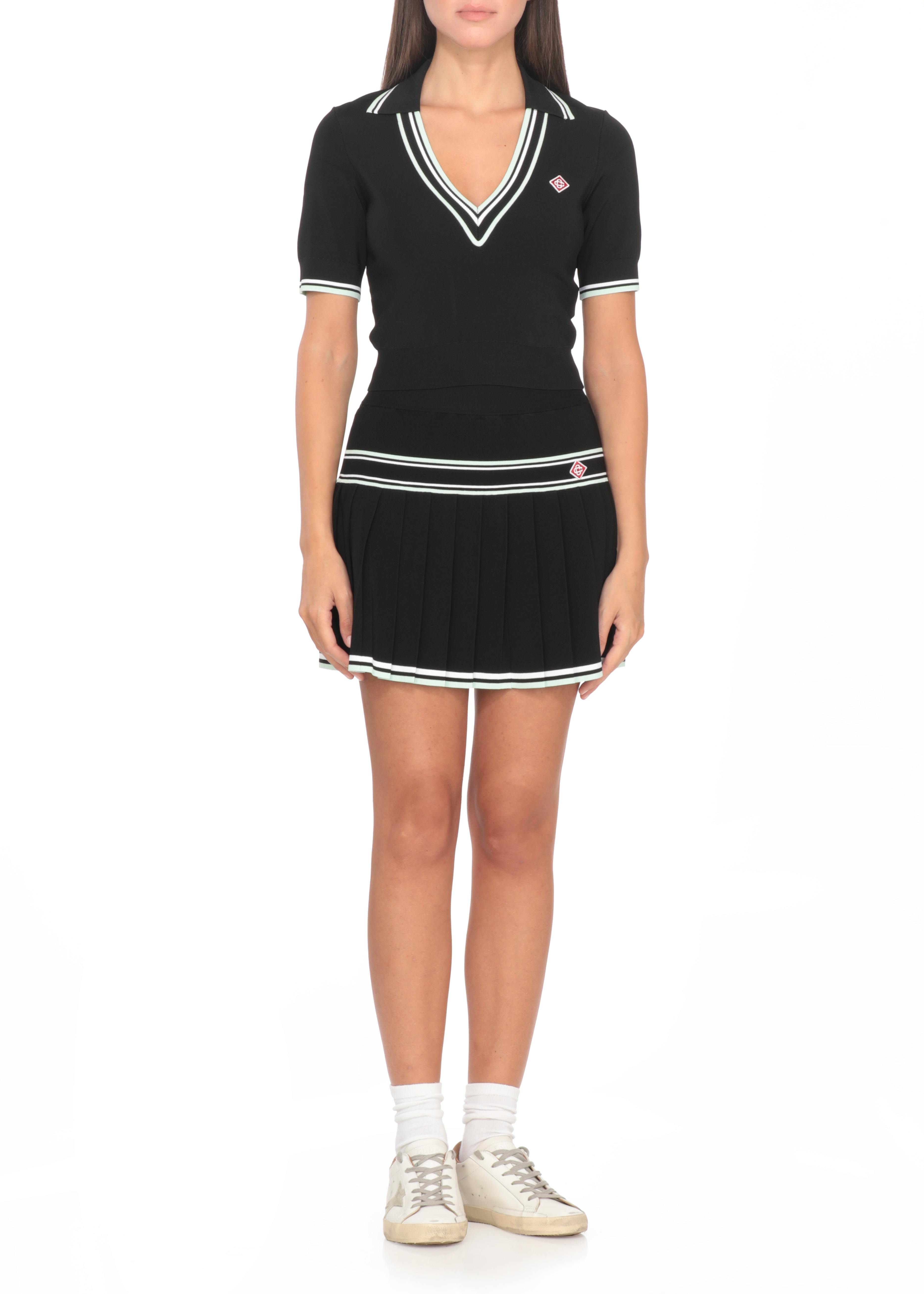 Casablanca T-shirts and Polos Black WPF25KW101801VISCOSE (Casablanca / ポロシャツ ) | Casablanca (カサブランカ)(1)