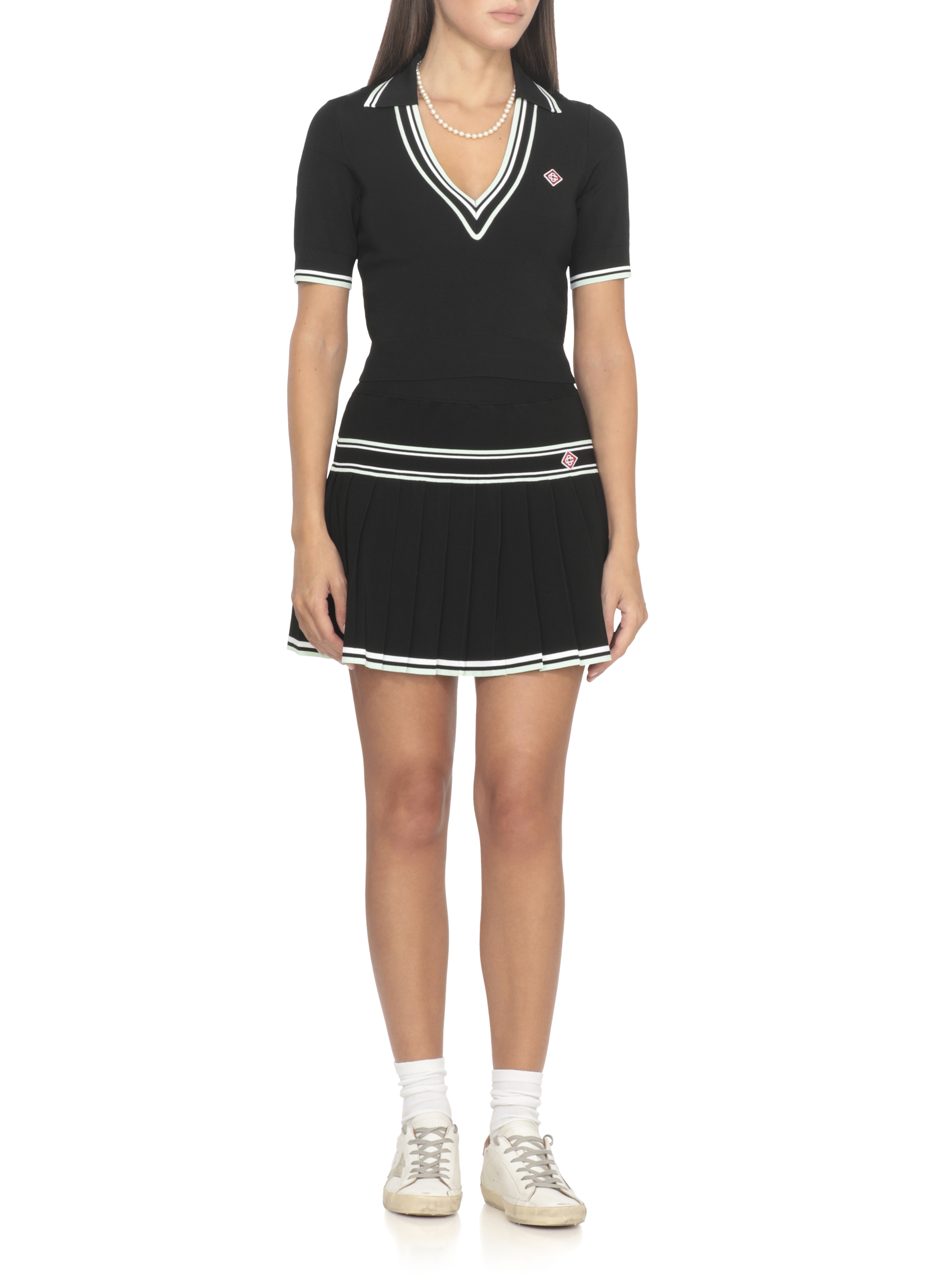 Casablanca T-shirts and Polos Black WPF25KW101801VISCOSE (Casablanca / ポロシャツ ) | Casablanca (カサブランカ)(4)