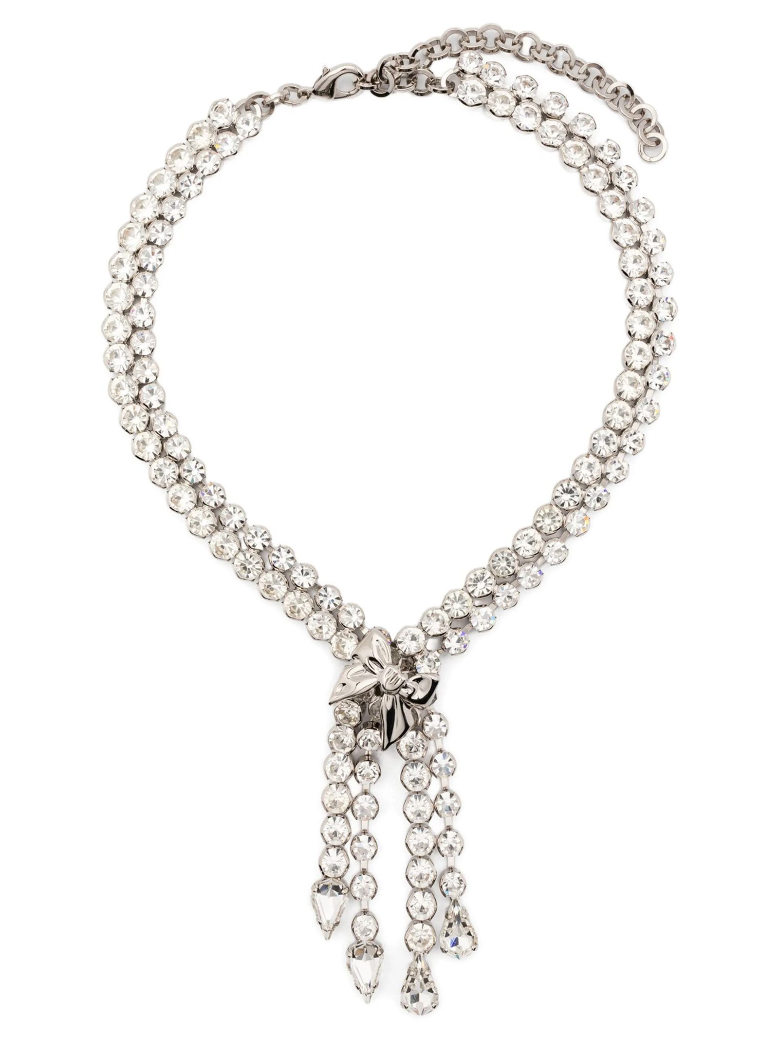Bow crystals necklace FABA3282J00240001 (ALESSANDRA RICH / ネックレス ) | ALESSANDRA RICH (アレッサンドラ リッチ)