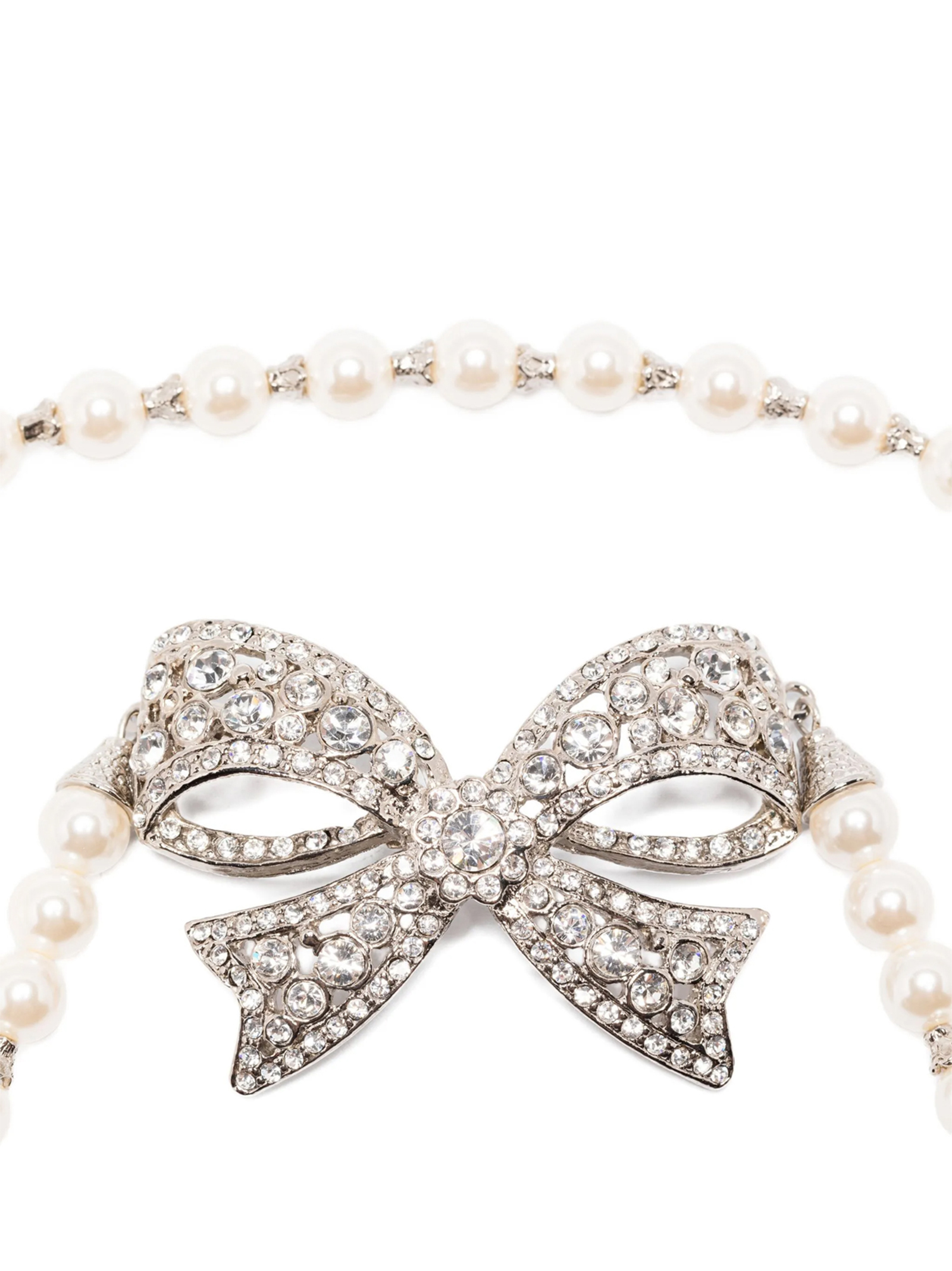 Pearl bow necklace FABA3301J00340001 (ALESSANDRA RICH / ネックレス ) | ALESSANDRA RICH (アレッサンドラ リッチ)(1)
