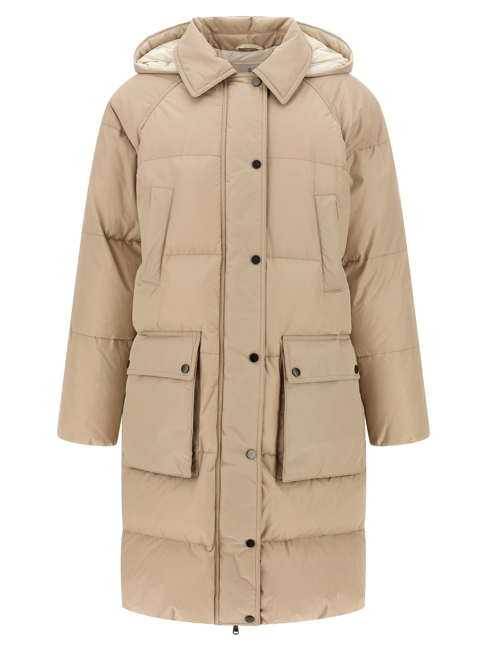 'Shiny Zipper Pull' down jacket MG5019946C6037 (Brunello Cucinelli / ダウンジャケット・コート ) | Brunello Cucinelli (ブルネロ・クチネリ)
