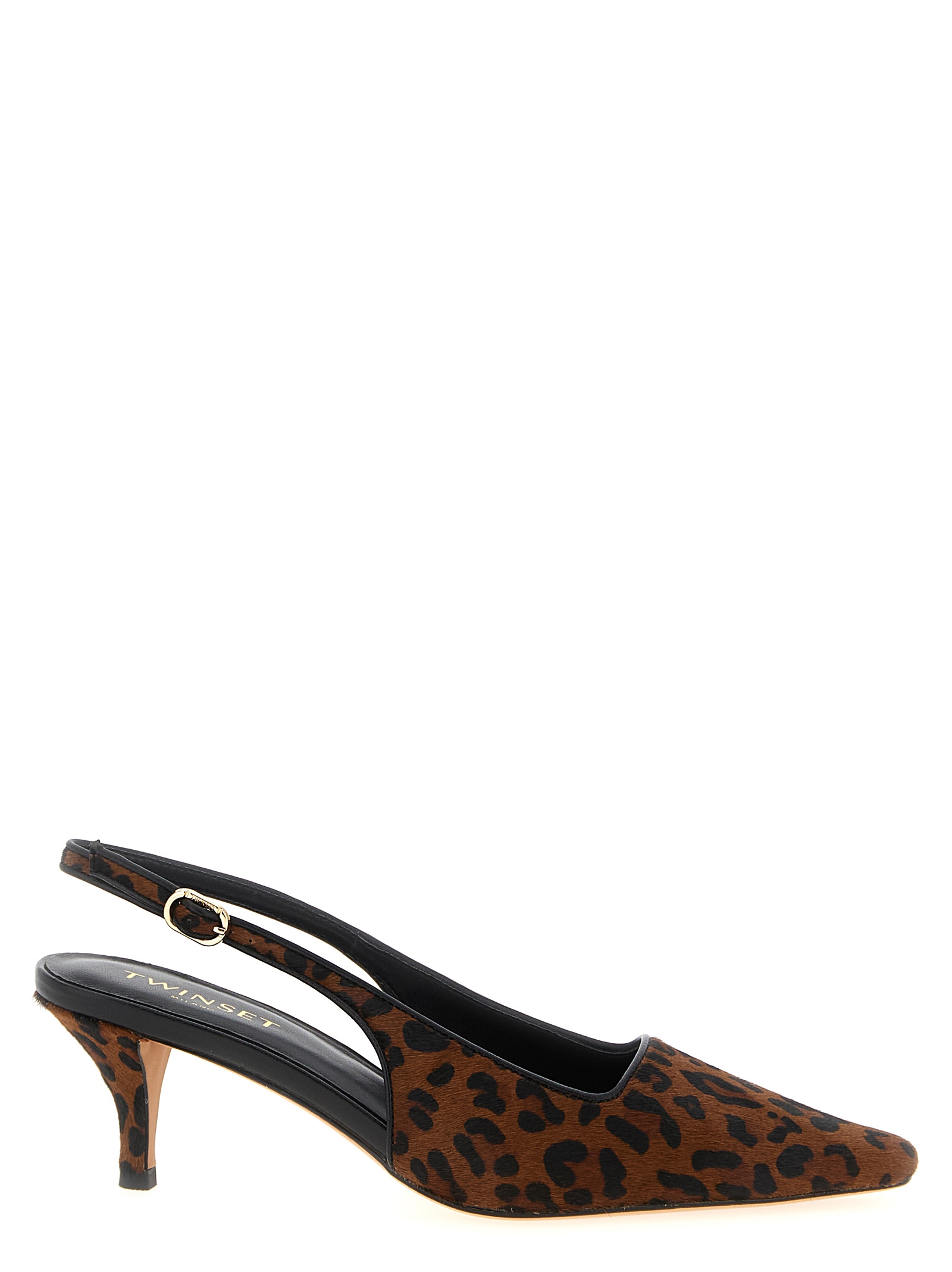 Animal print slingbacks 252TCP22012618 (TWINSET / パンプス・ハイヒール ) | TWINSET (ツインセット)