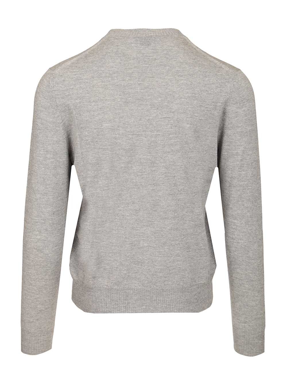 Sweater with reverse skull motif embroidered 839686Q1BEC1364 (Alexander McQUEEN / ニット・セーター・カーディガン ) | Alexander McQUEEN (アレキサンダー・マックイーン)(1)