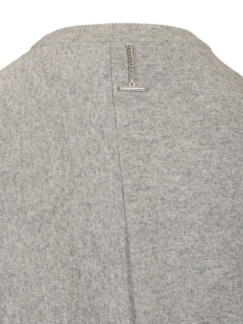 Asymmetrical cashmere crew neck sweater 839874Q1BEU1020 (Alexander McQUEEN / ニット・セーター・カーディガン ) | Alexander McQUEEN (アレキサンダー・マックイーン)(4)
