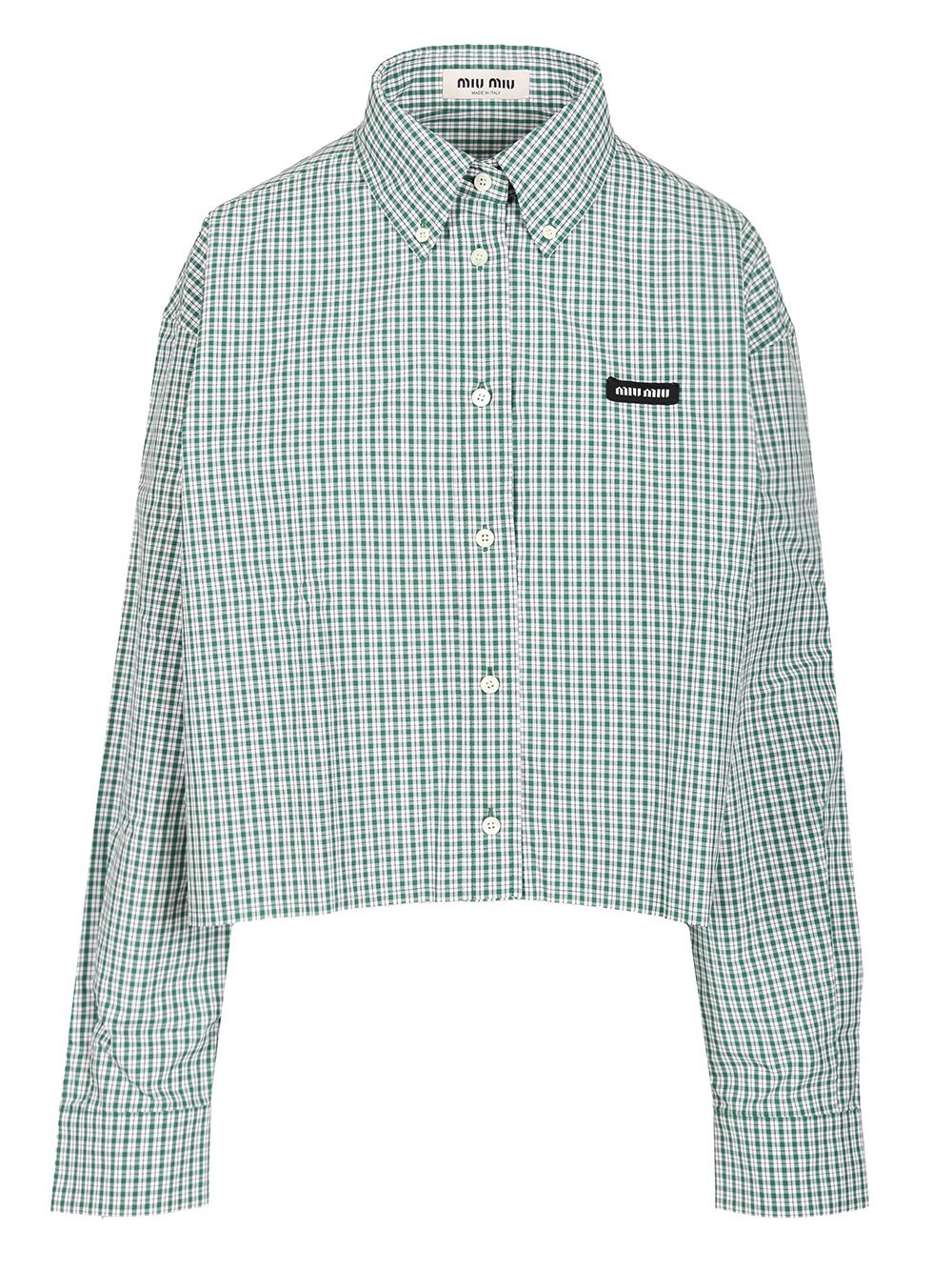 Poplin Crop Shirt MK1659SOOO17L1F026R (MIU MIU / シャツ・ブラウス ) | MIU MIU (ミュウミュウ)