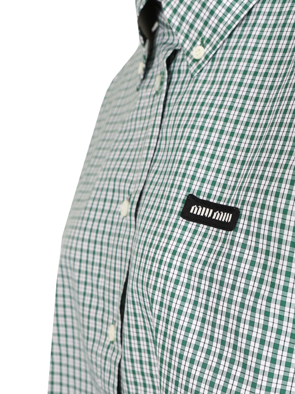 Poplin Crop Shirt MK1659SOOO17L1F026R (MIU MIU / シャツ・ブラウス ) | MIU MIU (ミュウミュウ)(2)