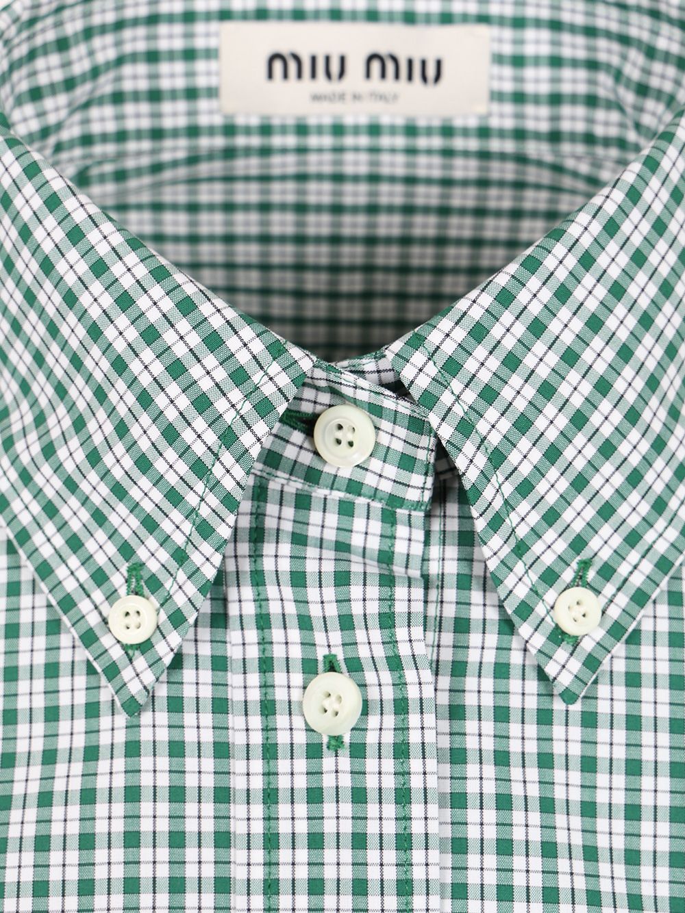 Poplin Crop Shirt MK1659SOOO17L1F026R (MIU MIU / シャツ・ブラウス ) | MIU MIU (ミュウミュウ)(3)