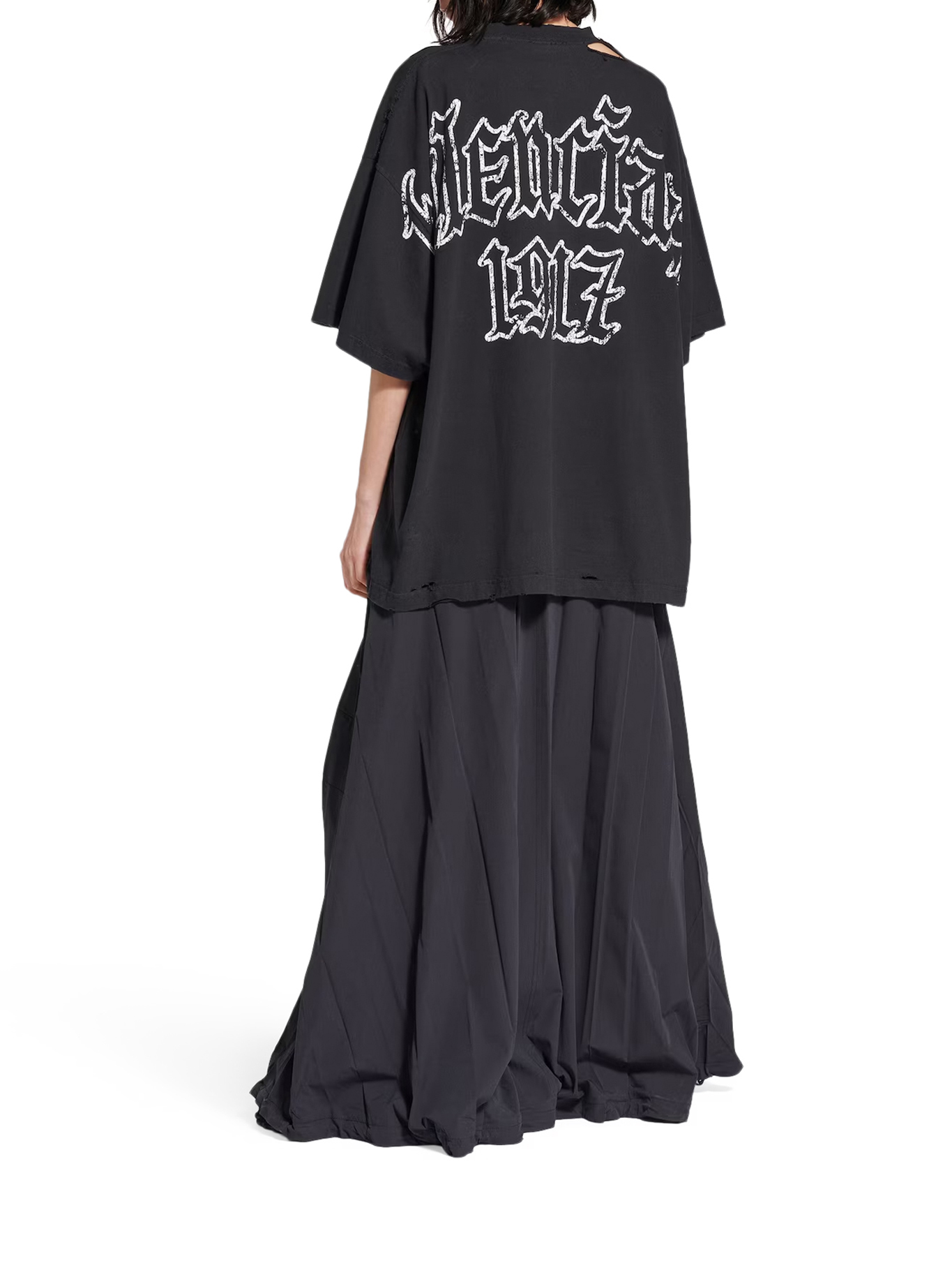 BLACKLETTER SCRIPT OVERSIZED T-SHIRT 831305TSVW41041 (Balenciaga / Tシャツ・カットソー ) | Balenciaga (バレンシアガ)(3)