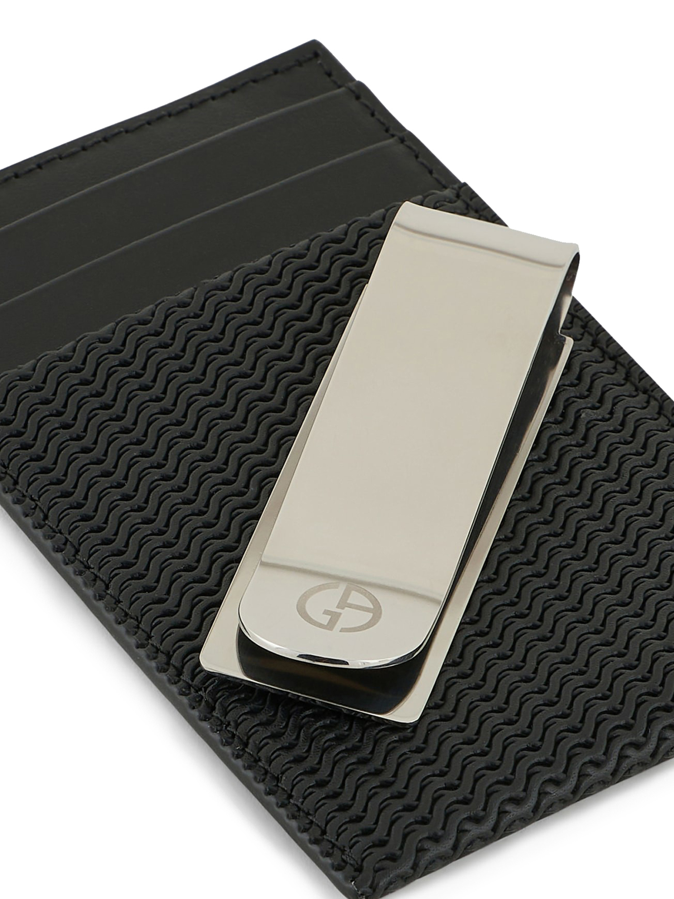 PRINTED LEATHER CARD HOLDER Y2R697YS16E80001 (GIORGIO ARMANI / 財布・カードケース ) | GIORGIO ARMANI (ジョルジオ アルマーニ)(2)