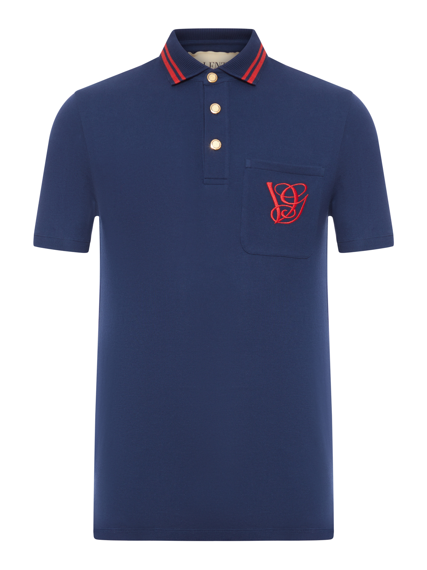 COTTON PIQUET POLO WITH VG EMBROIDERY 7V3MH04AB18D51 (Valentino Garavani / ポロシャツ ) | Valentino Garavani (ヴァレンティノ)